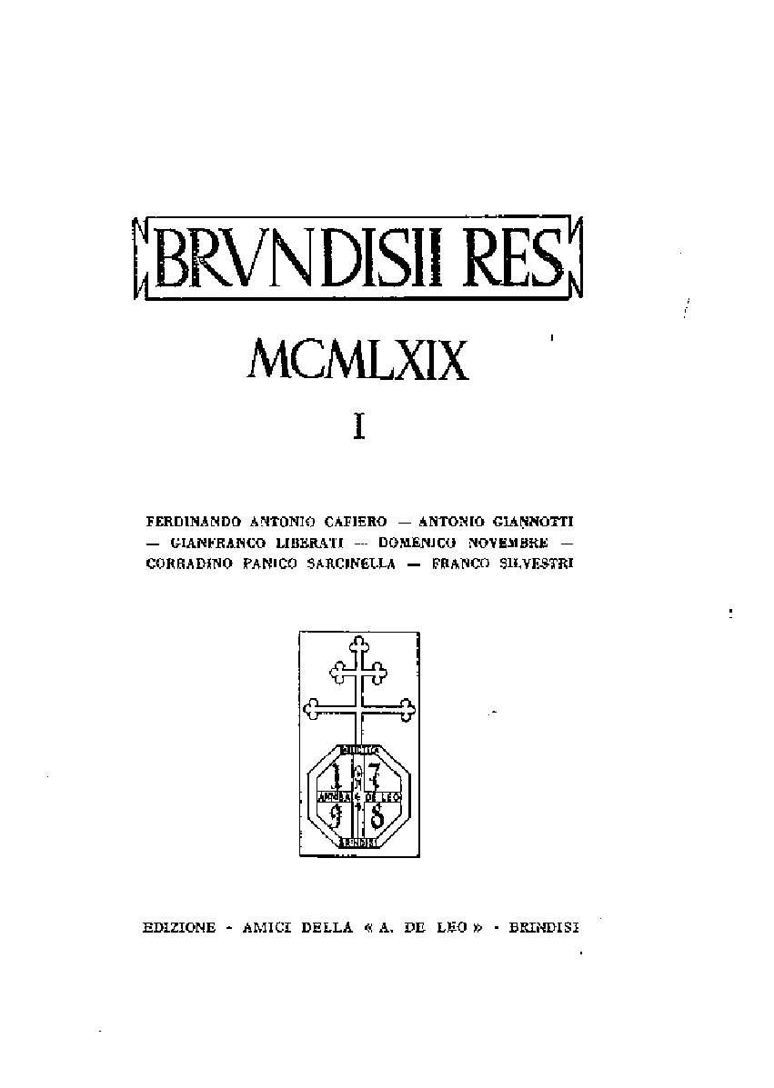 1970 vol.I fasc.MCMLXIX