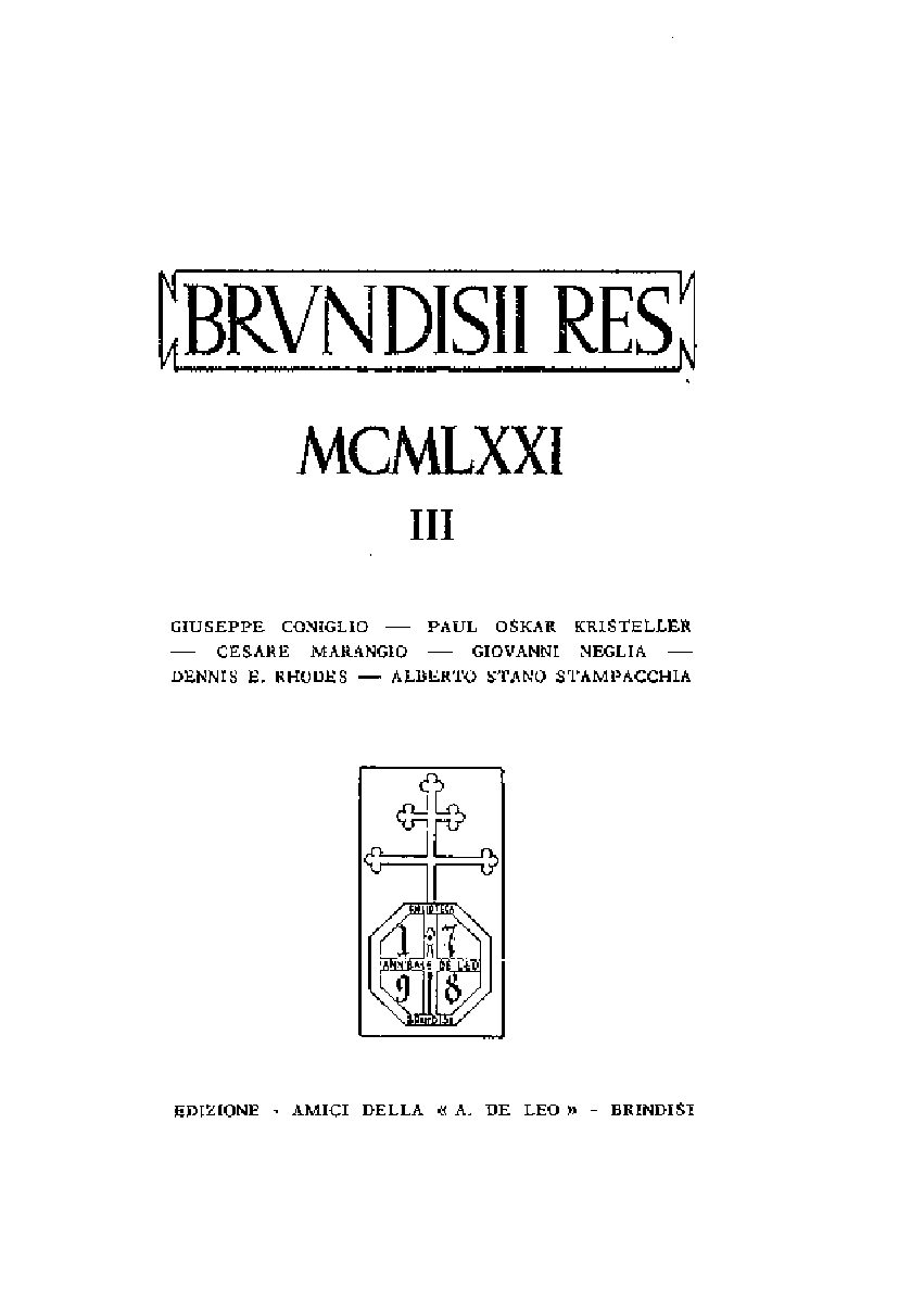 1971 vol.III fasc.MCMLXXI