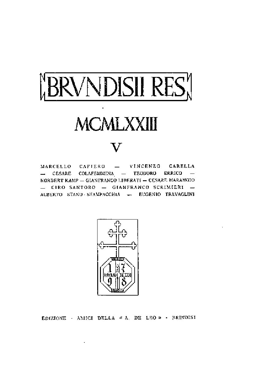 1973 vol.V fasc.MCMLXXIII