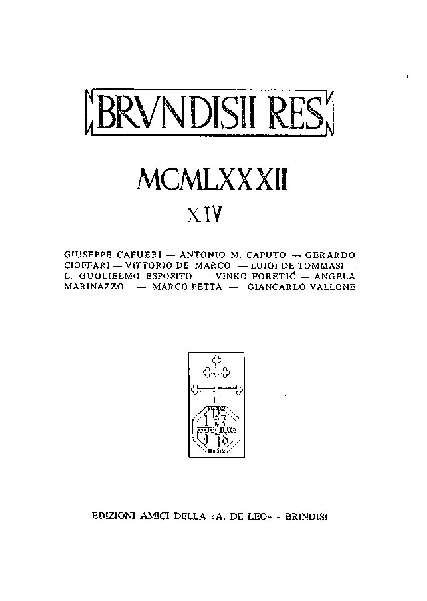 1982 vol.XIV fasc.MCMLXXXII