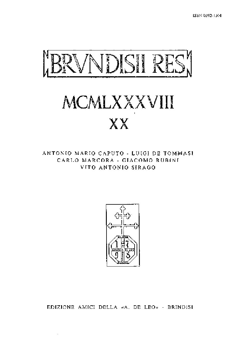 1988 vol.XX fasc.MCMLXXXVIII