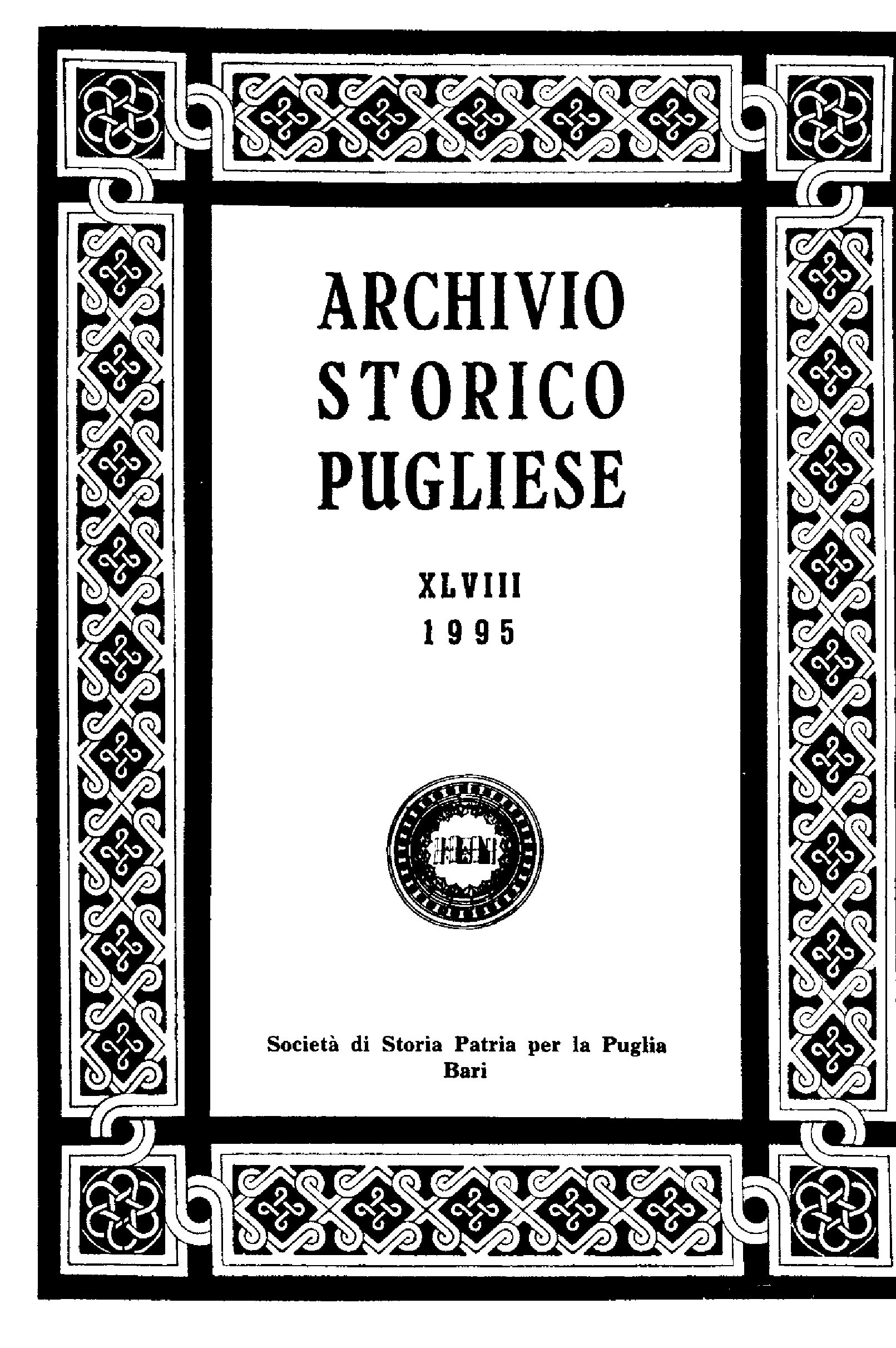 1995 Archivio Storico_Anno XLVIII