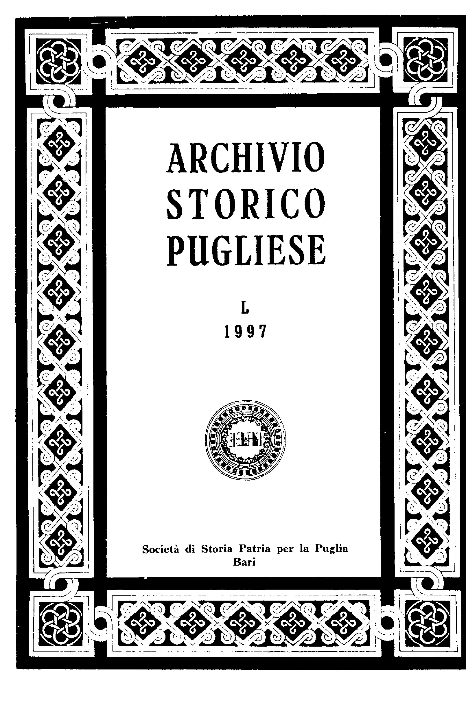 1997 Archivio Storico_Anno L