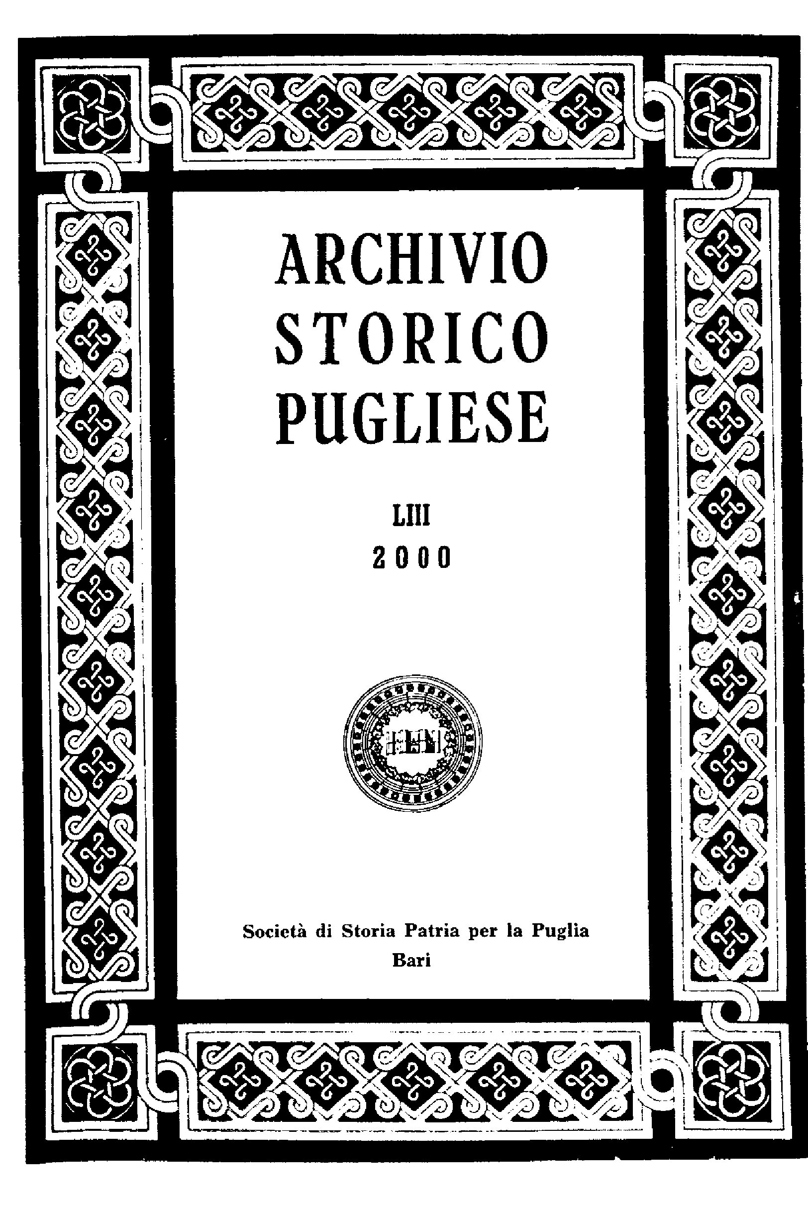 2000 Archivio Storico_Anno LIII