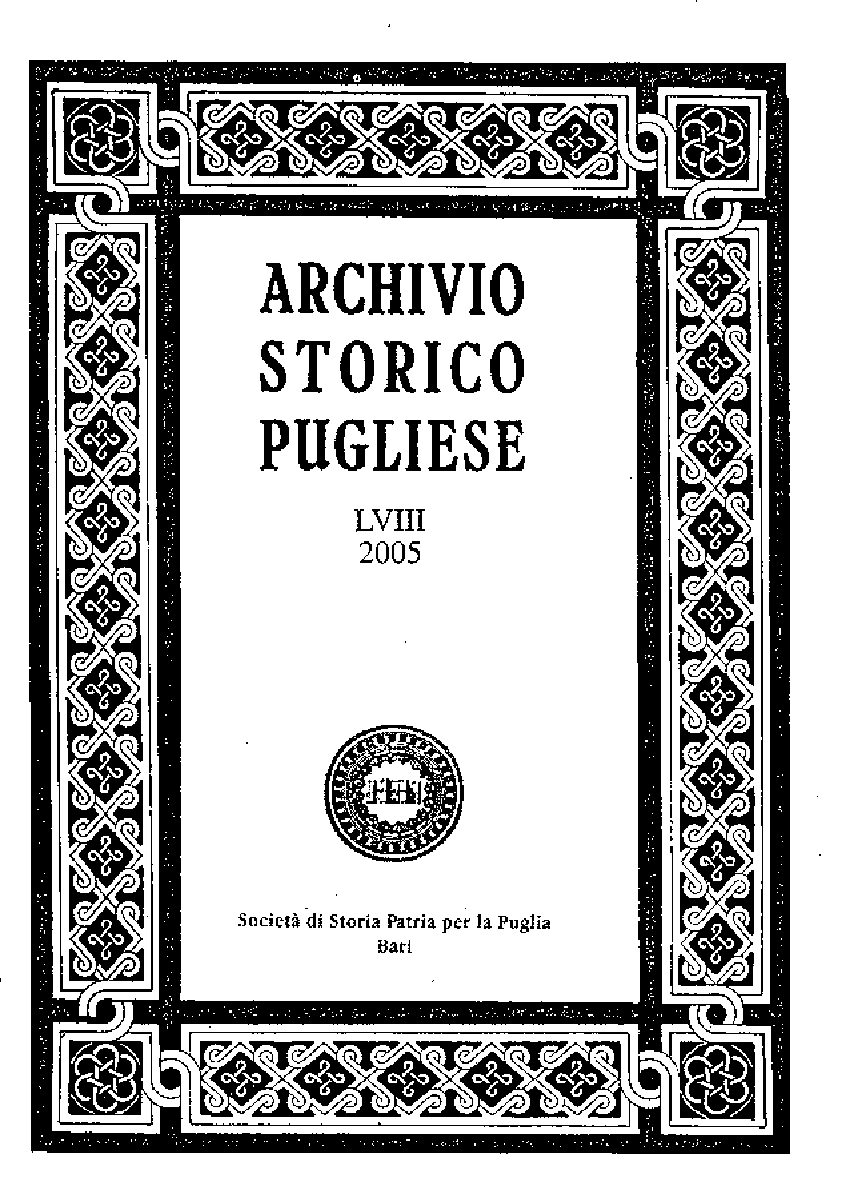 2005 Archivio Storico_Anno LVIII