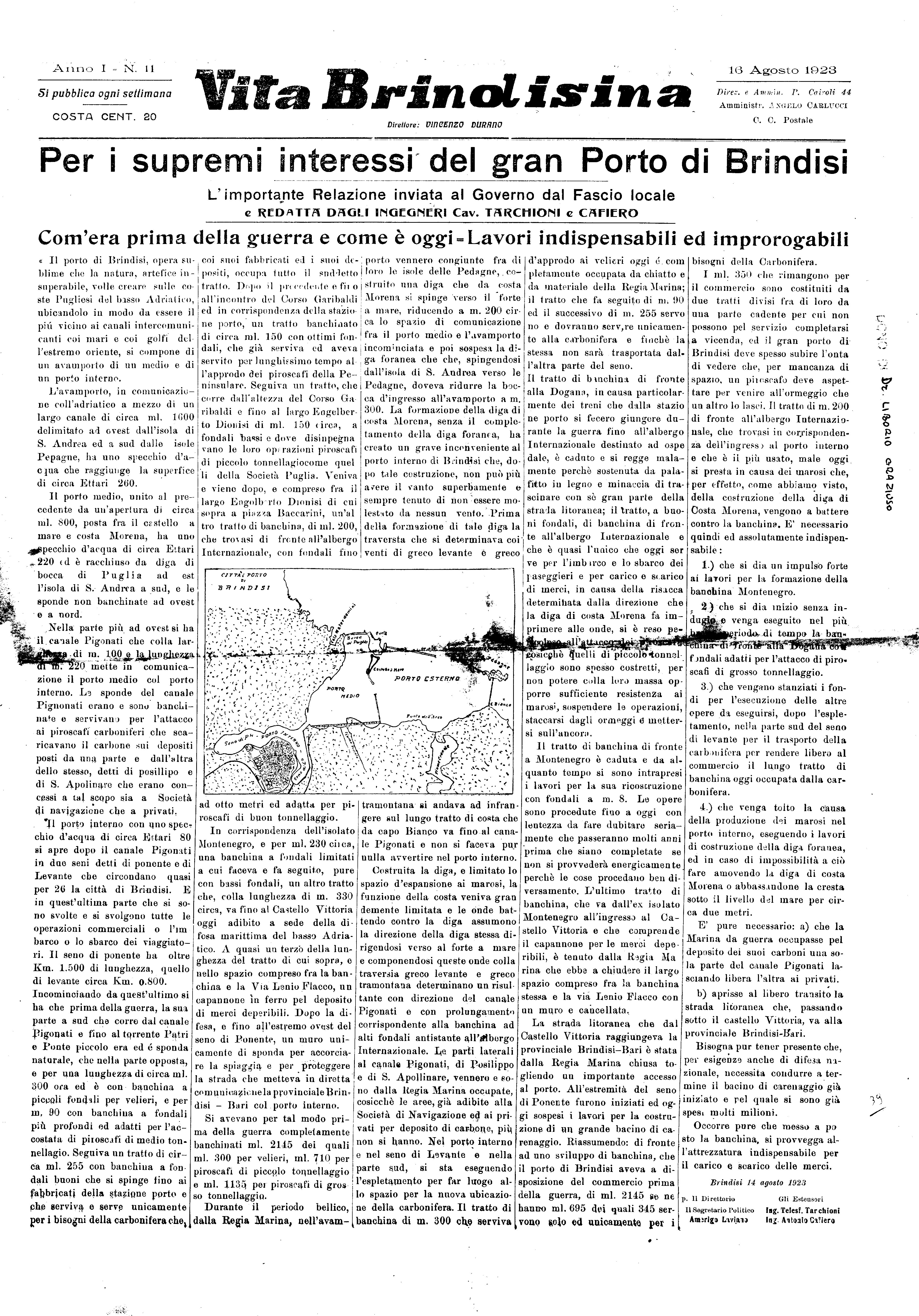 A. 01, n. 11 (16 Ago. 1923)