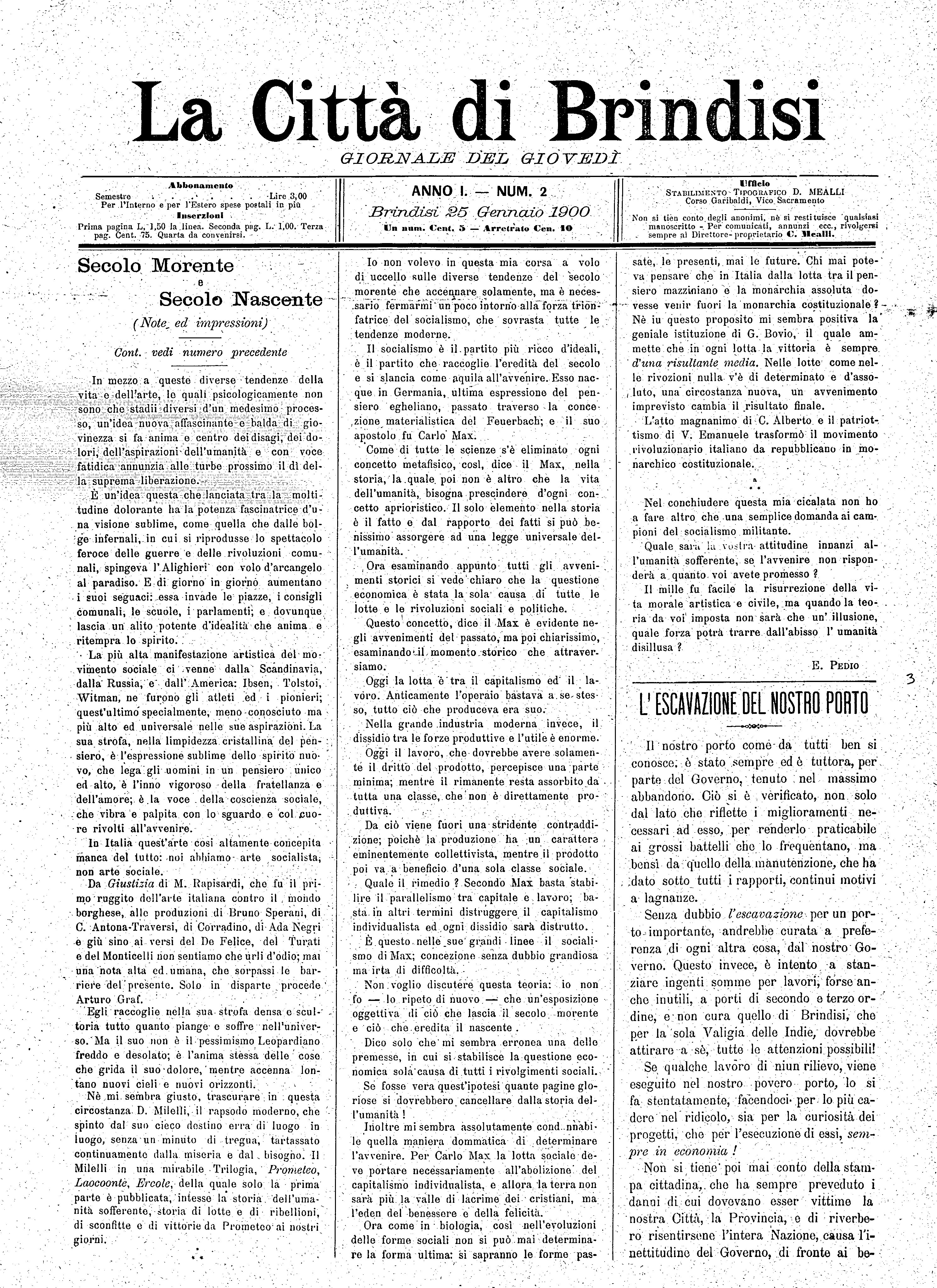 A. 1, n. 02 (25 Genn. 1900)
