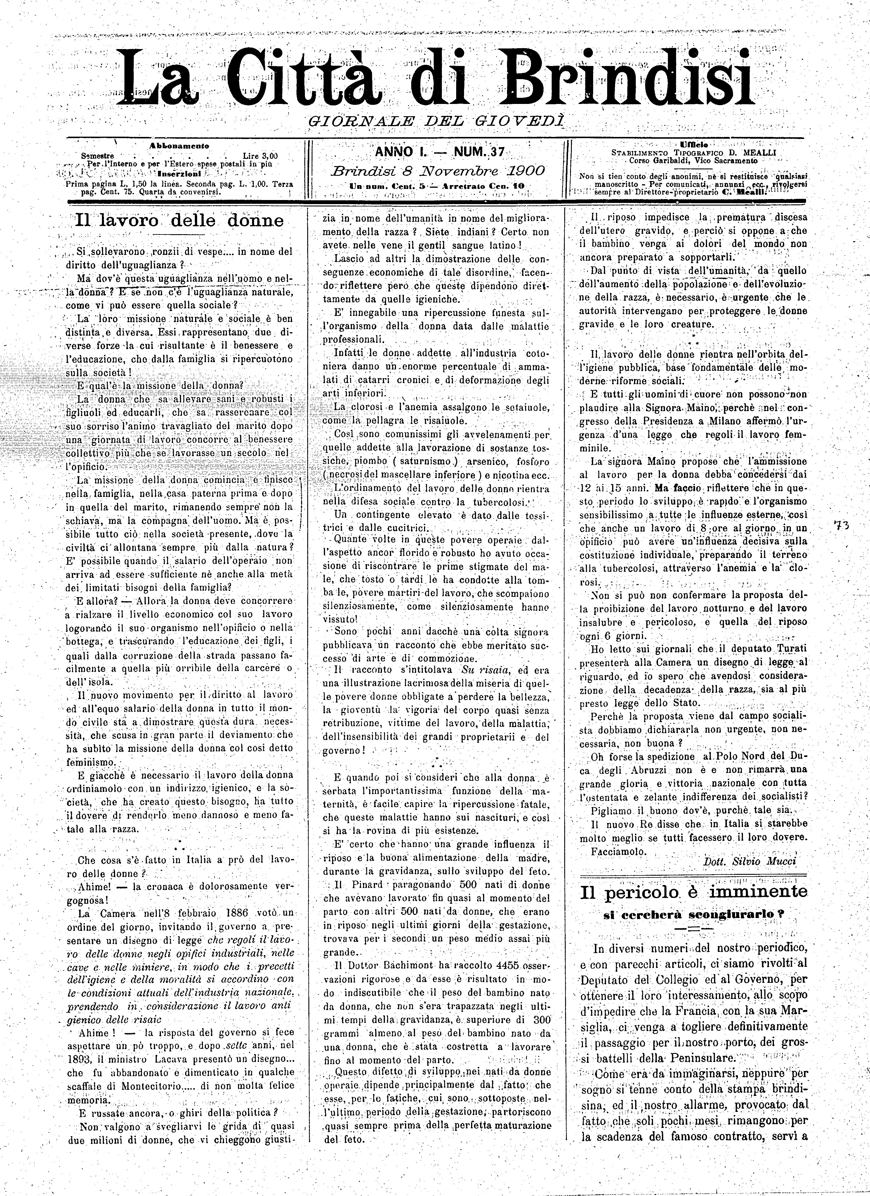 A. 1, n. 37 (08 Nov. 1900)