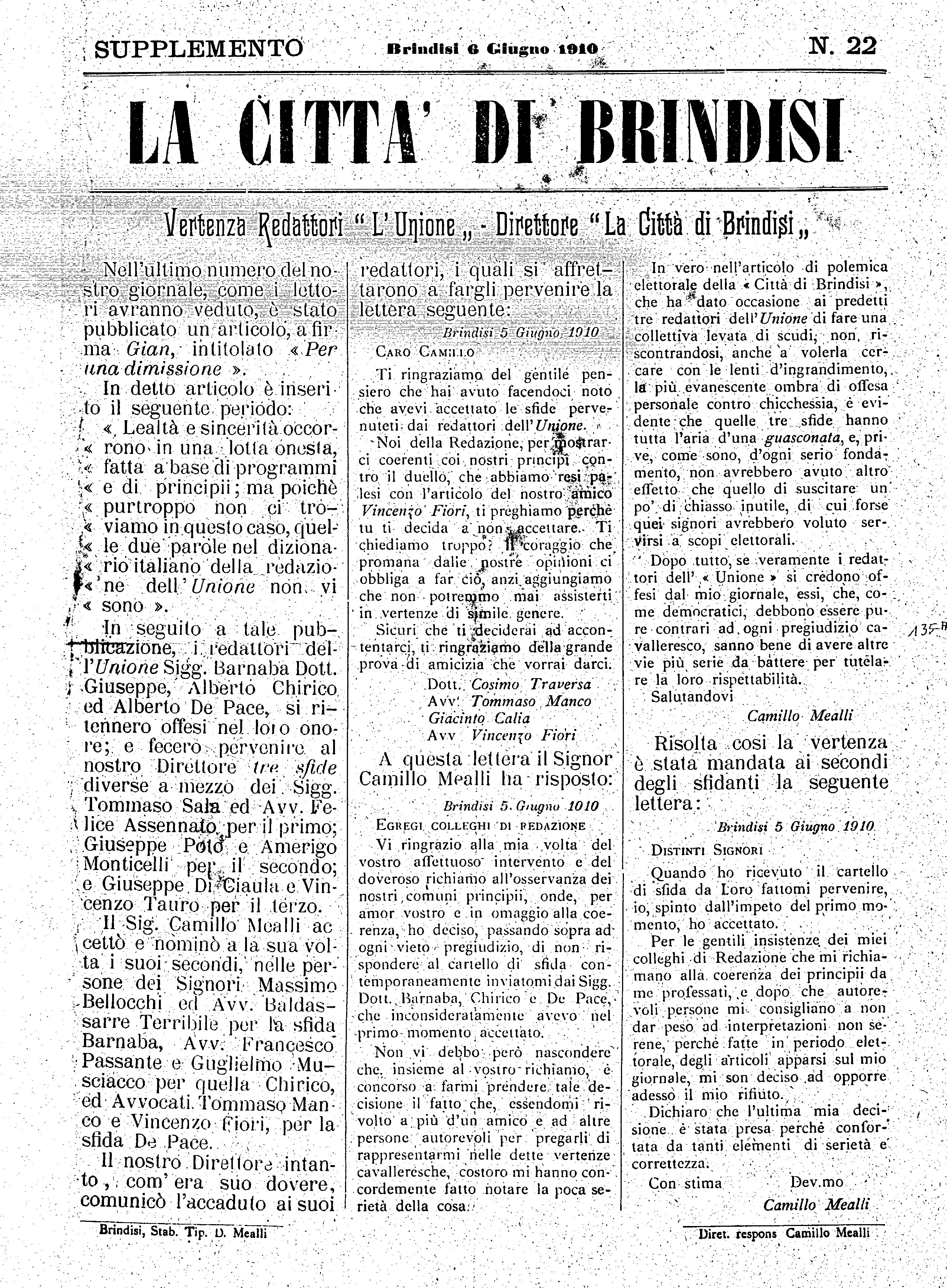 A. 11, n. 22 (06 Giu. 1910)_SUPPLEMENTO