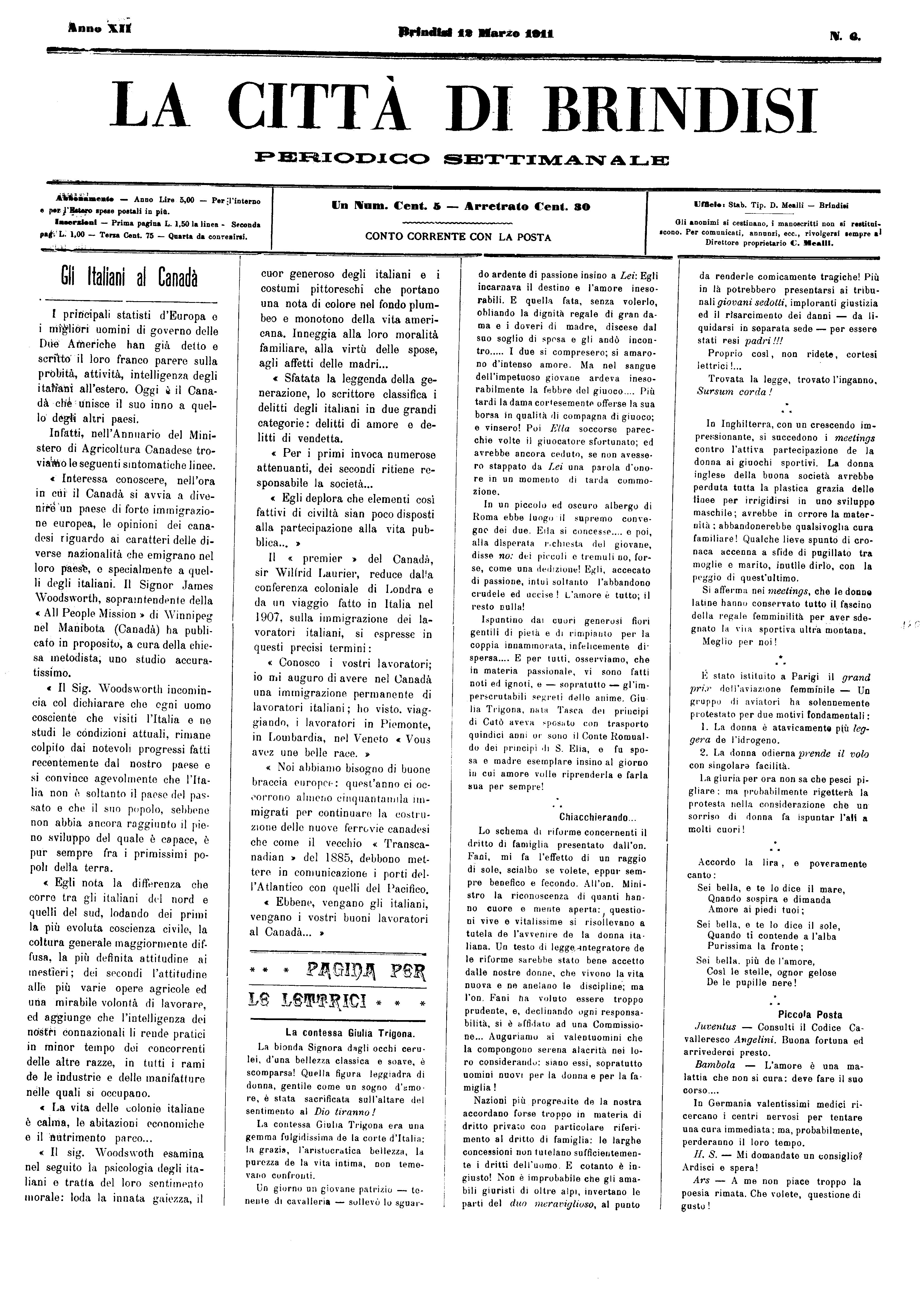 A. 12, n. 06 (12 Mar. 1911)