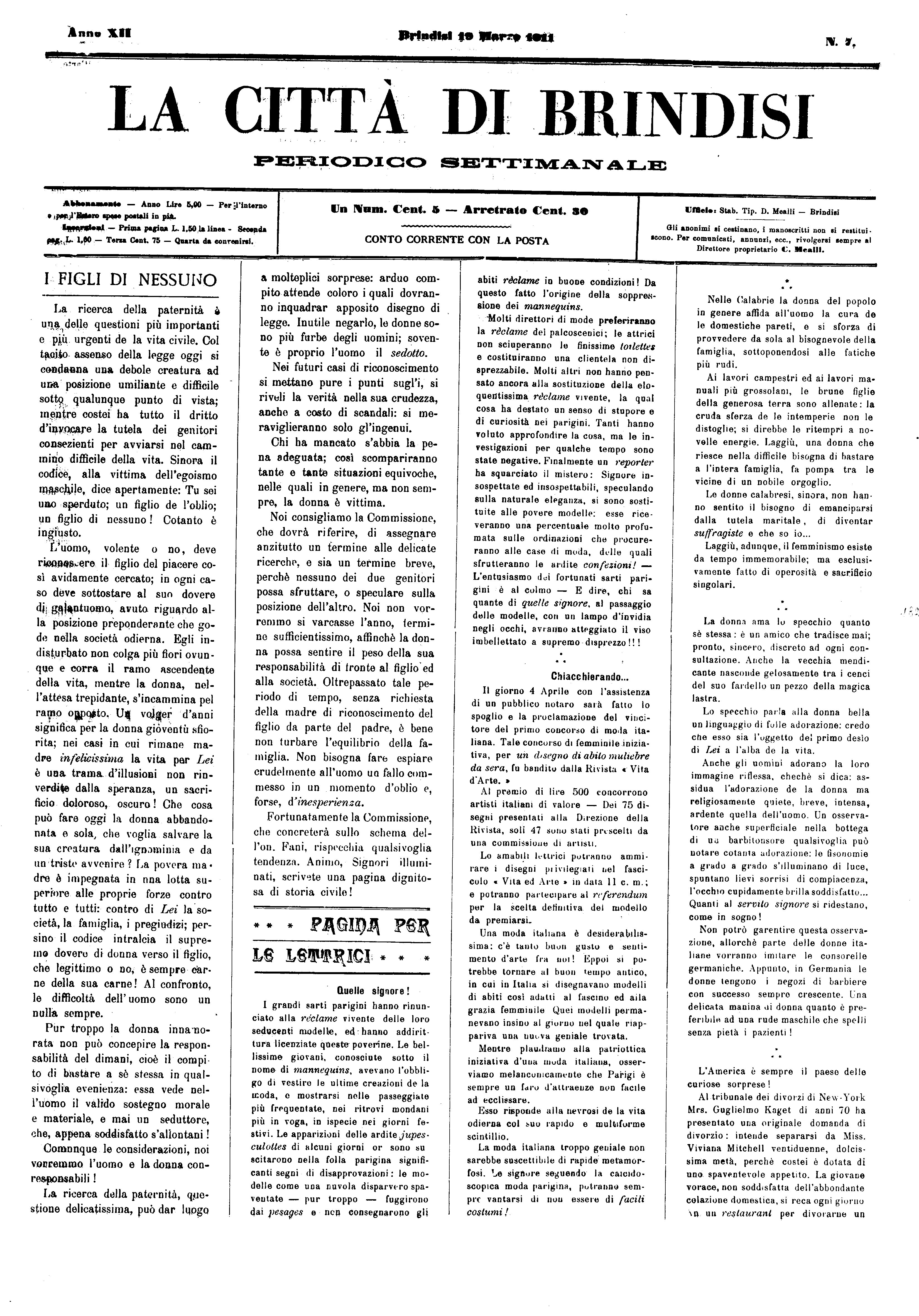 A. 12, n. 07 (19 Mar. 1911)