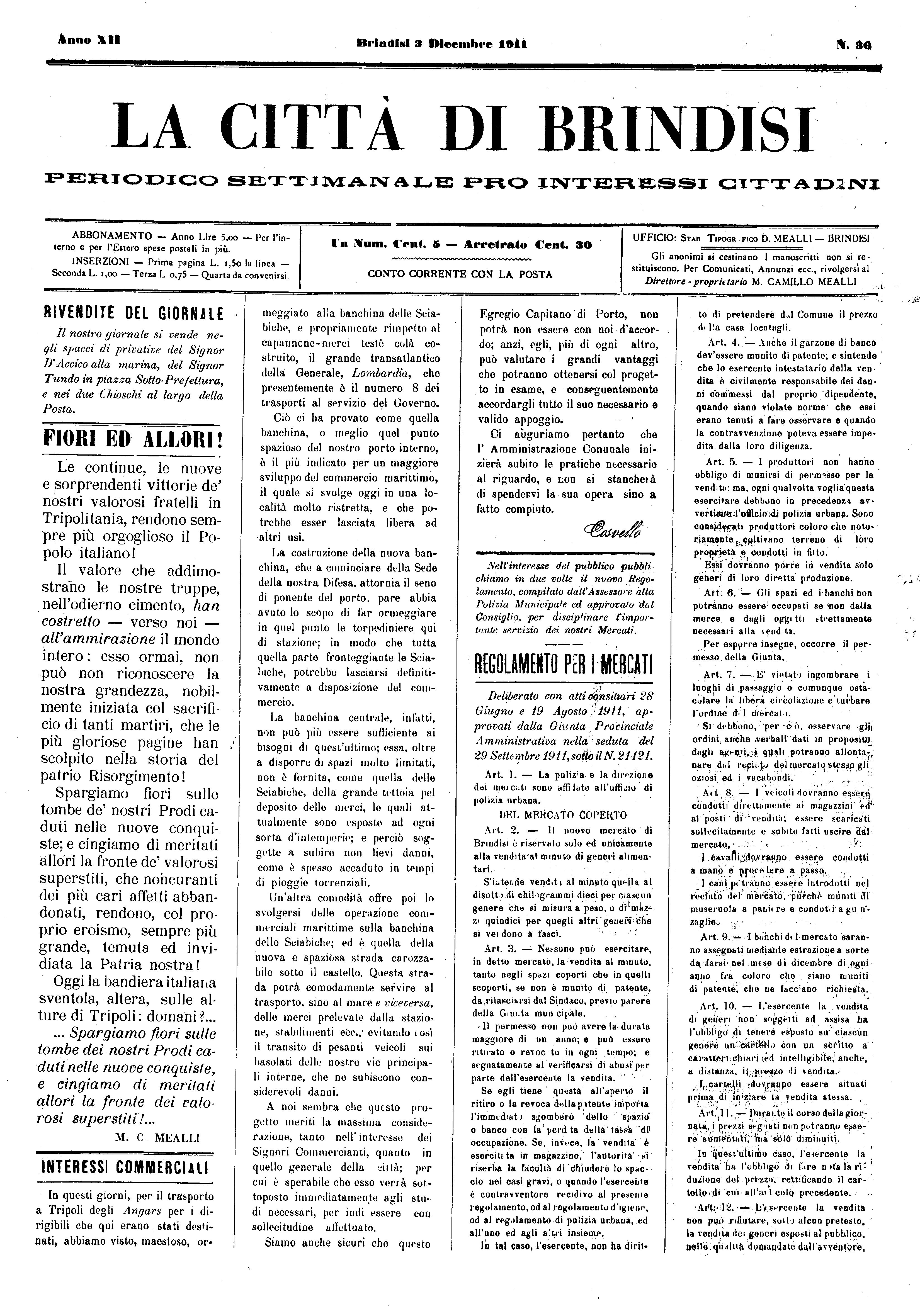 A. 12, n. 36 (03 Dic. 1911)