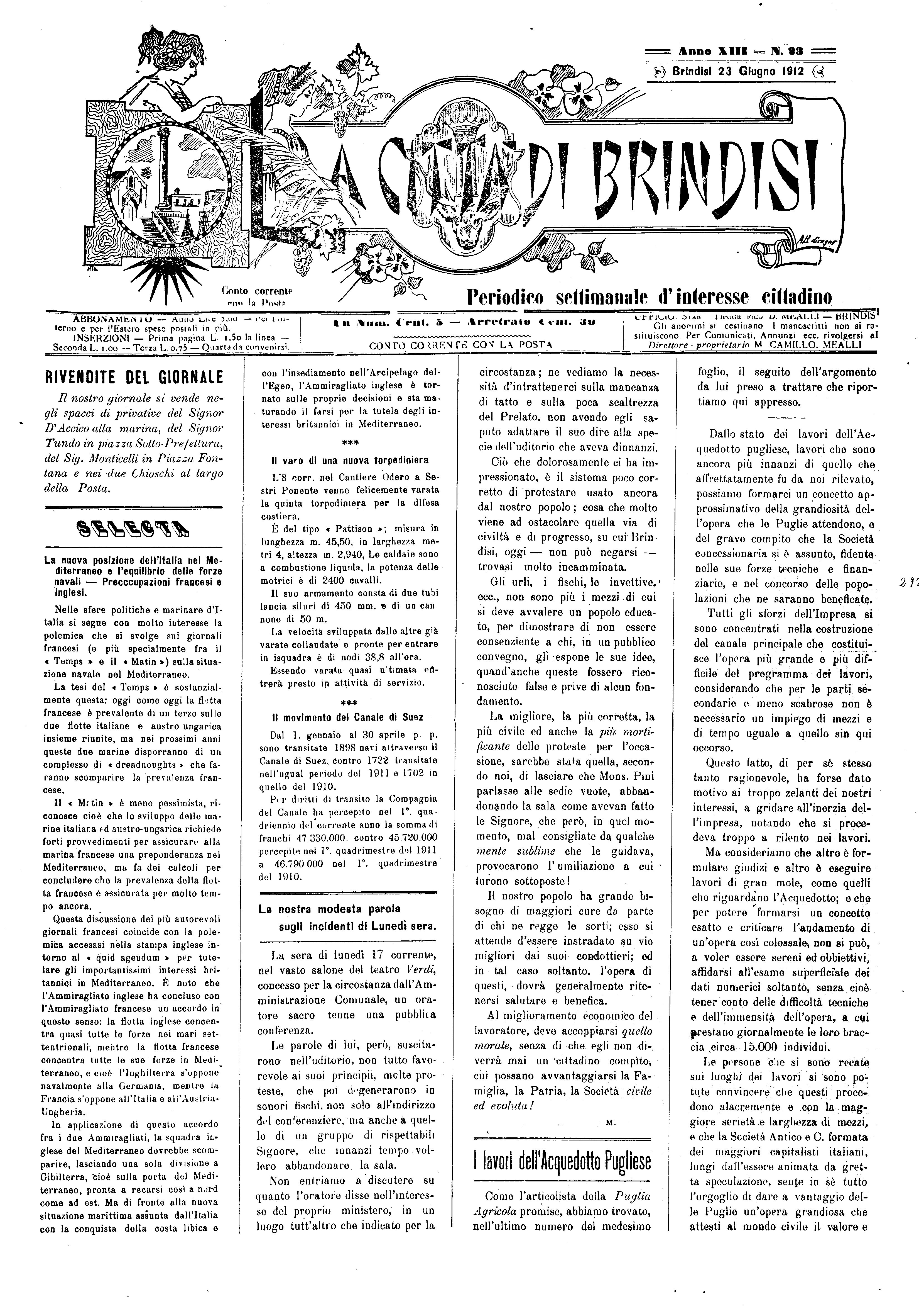 A. 13, n. 23 (23 Giu. 1912)