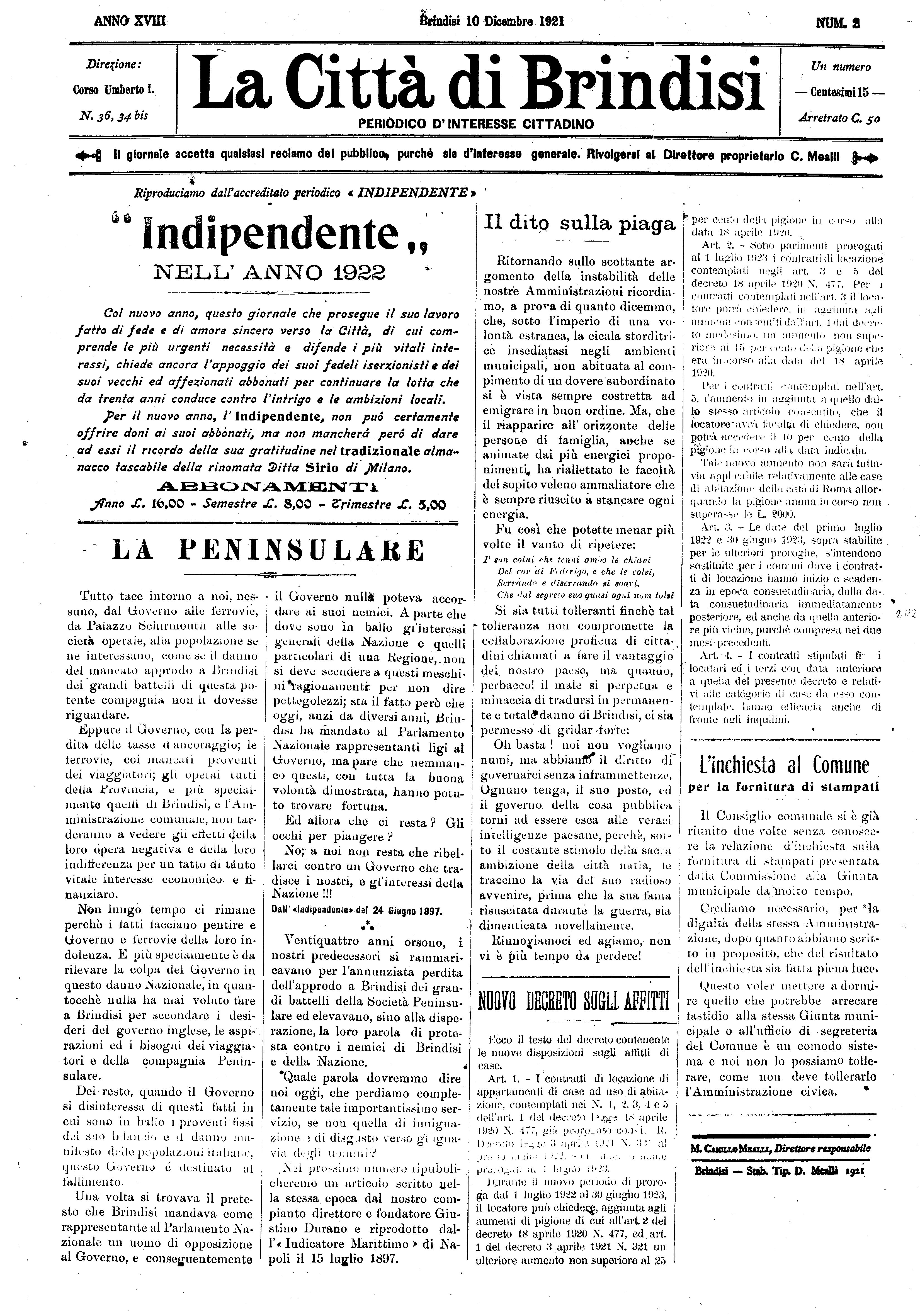 A. 18, n. 02 (10 Dic. 1921)