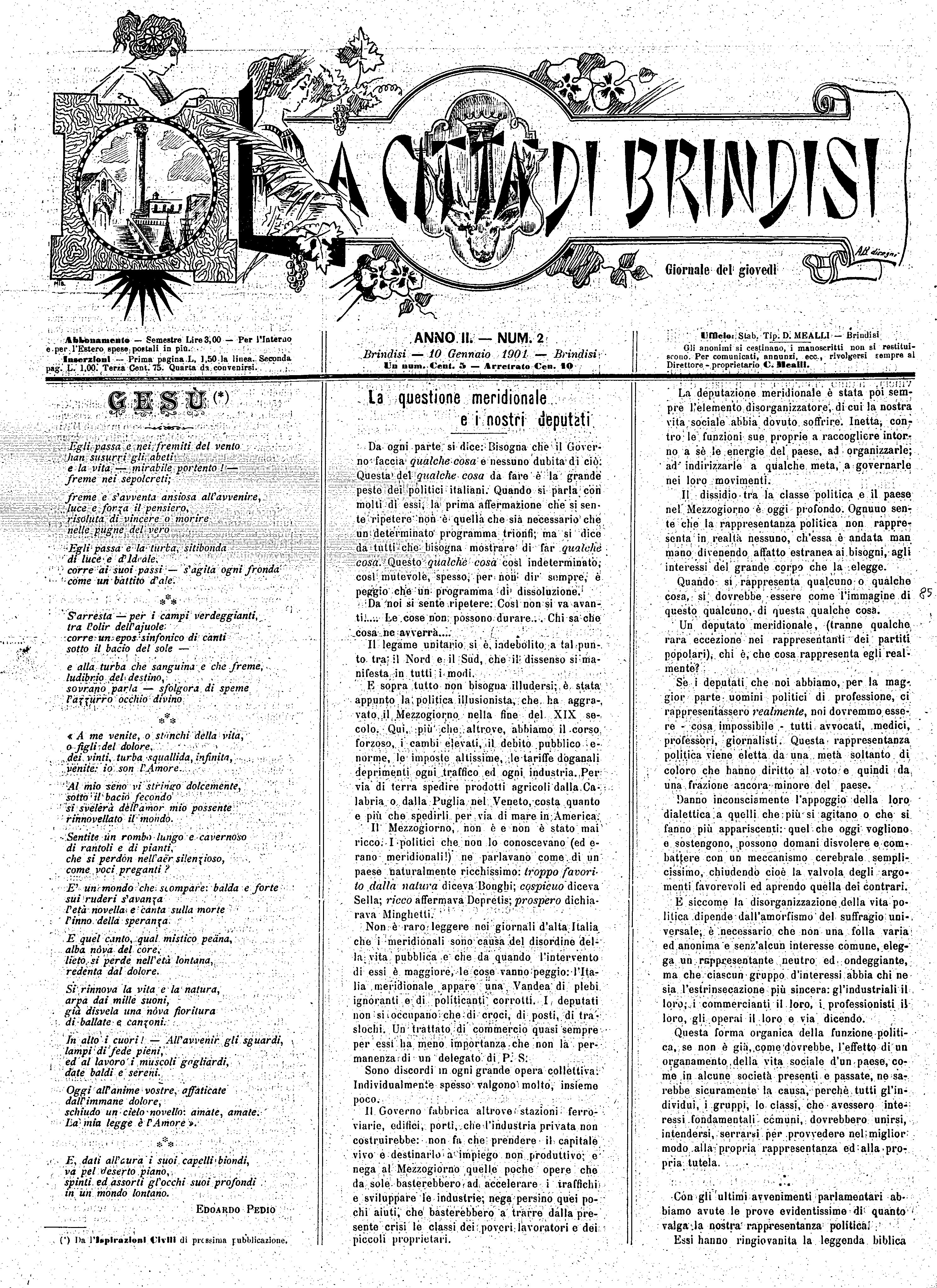 A. 2, n. 02 (10 Genn. 1901)
