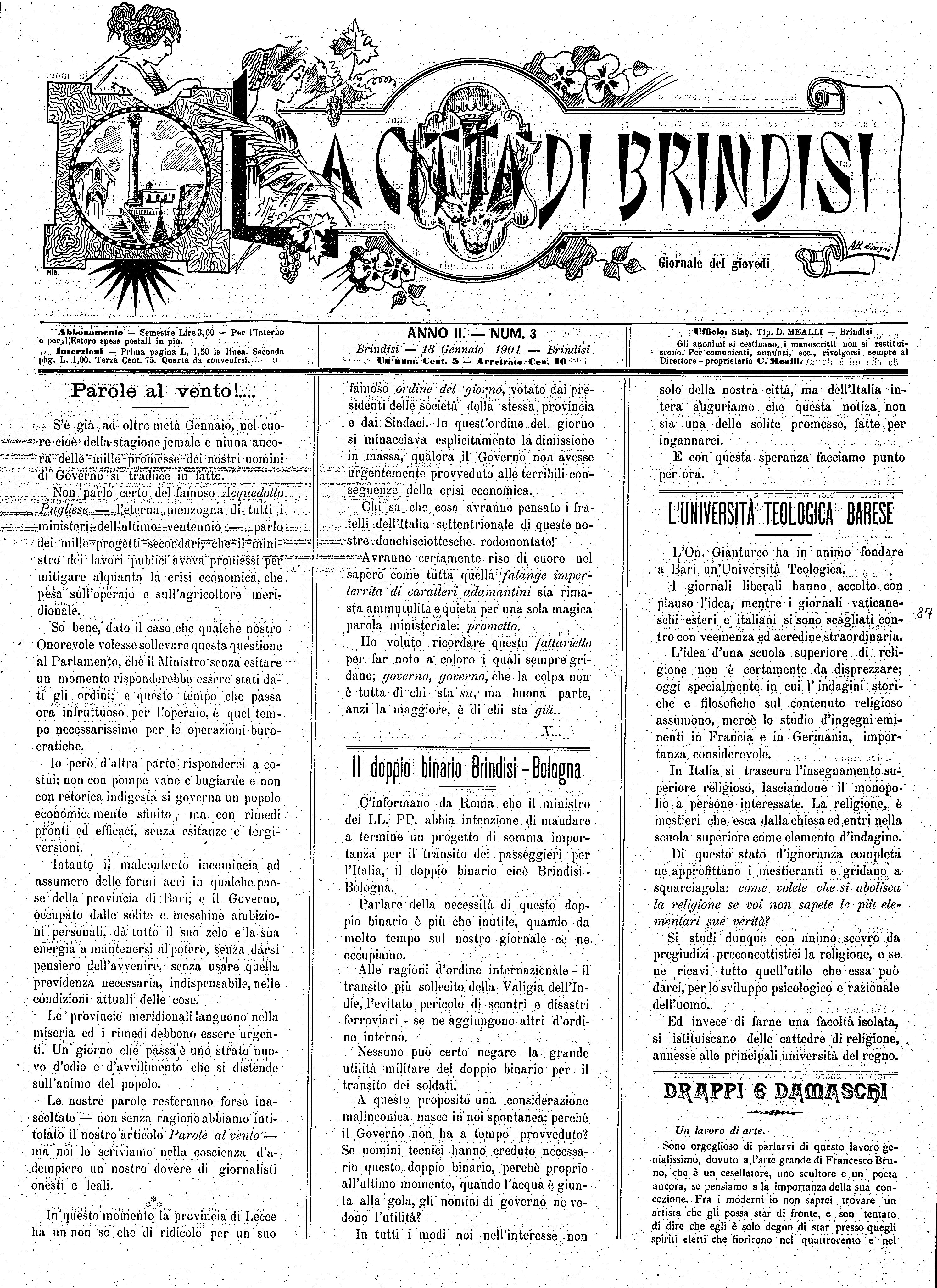 A. 2, n. 03 (18 Genn. 1901)