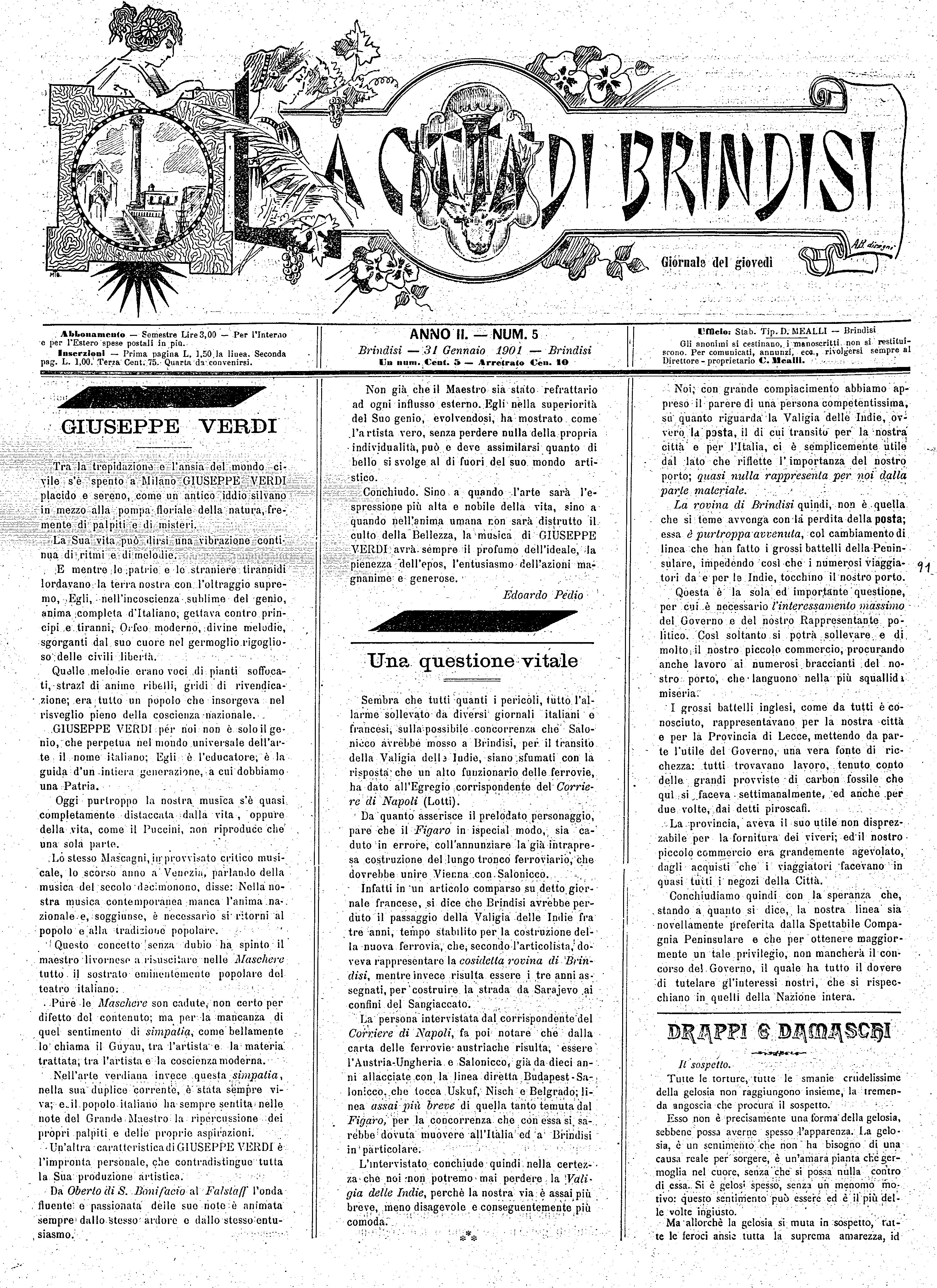 A. 2, n. 05 (31 Genn. 1901)
