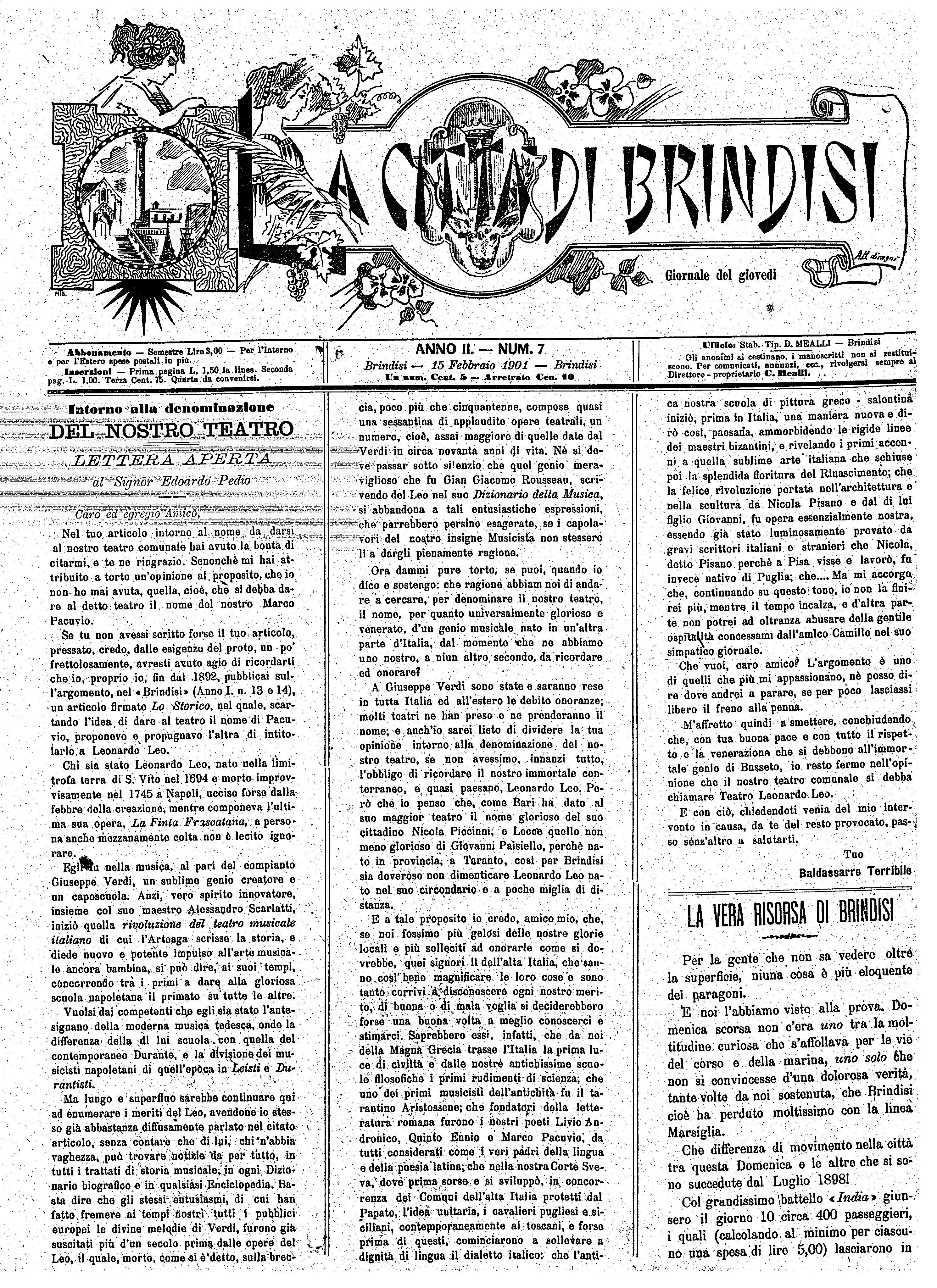 A. 2, n. 07 (15 Febb. 1901)