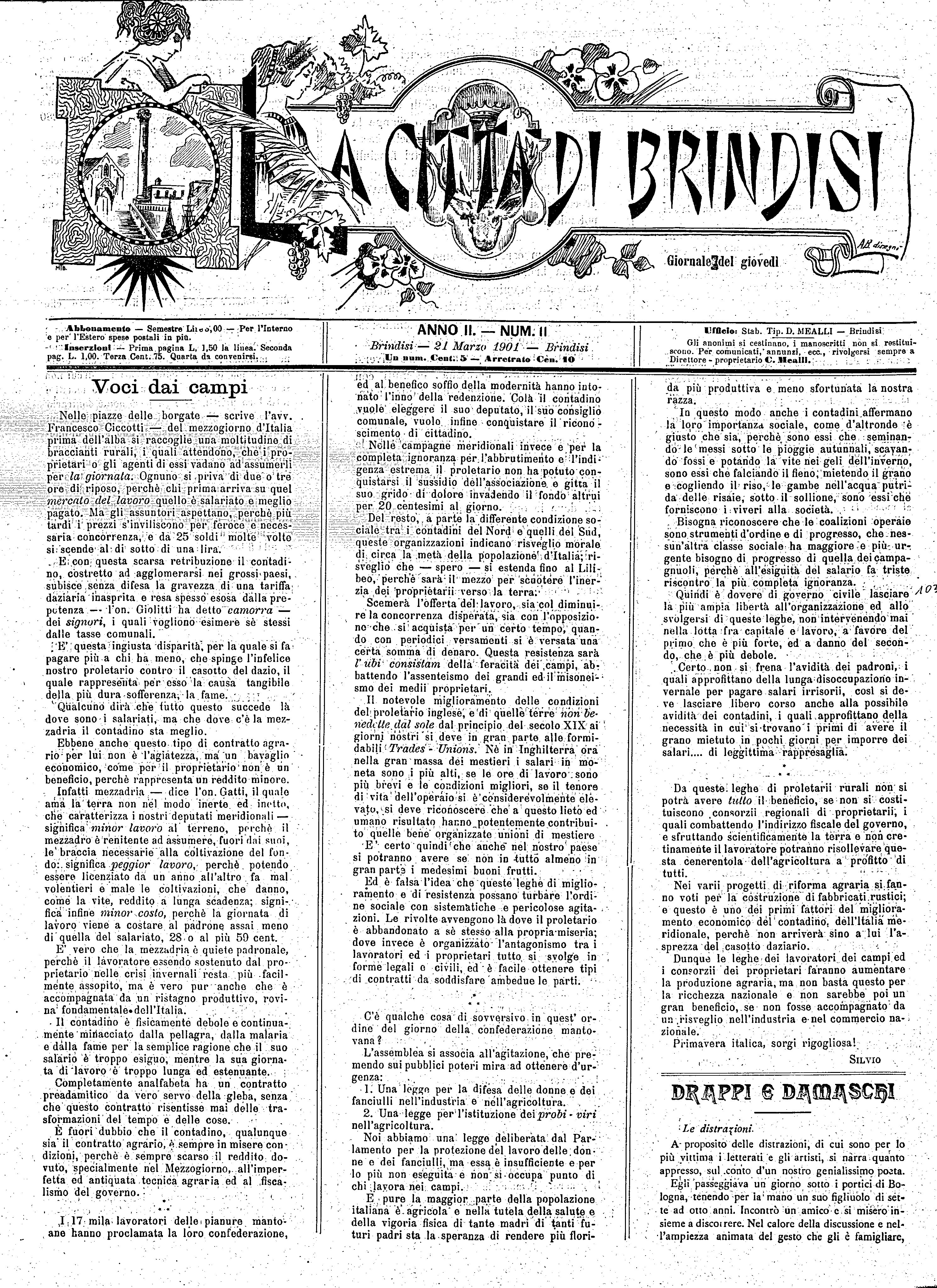 A. 2, n. 11 (21 Mar. 1901)