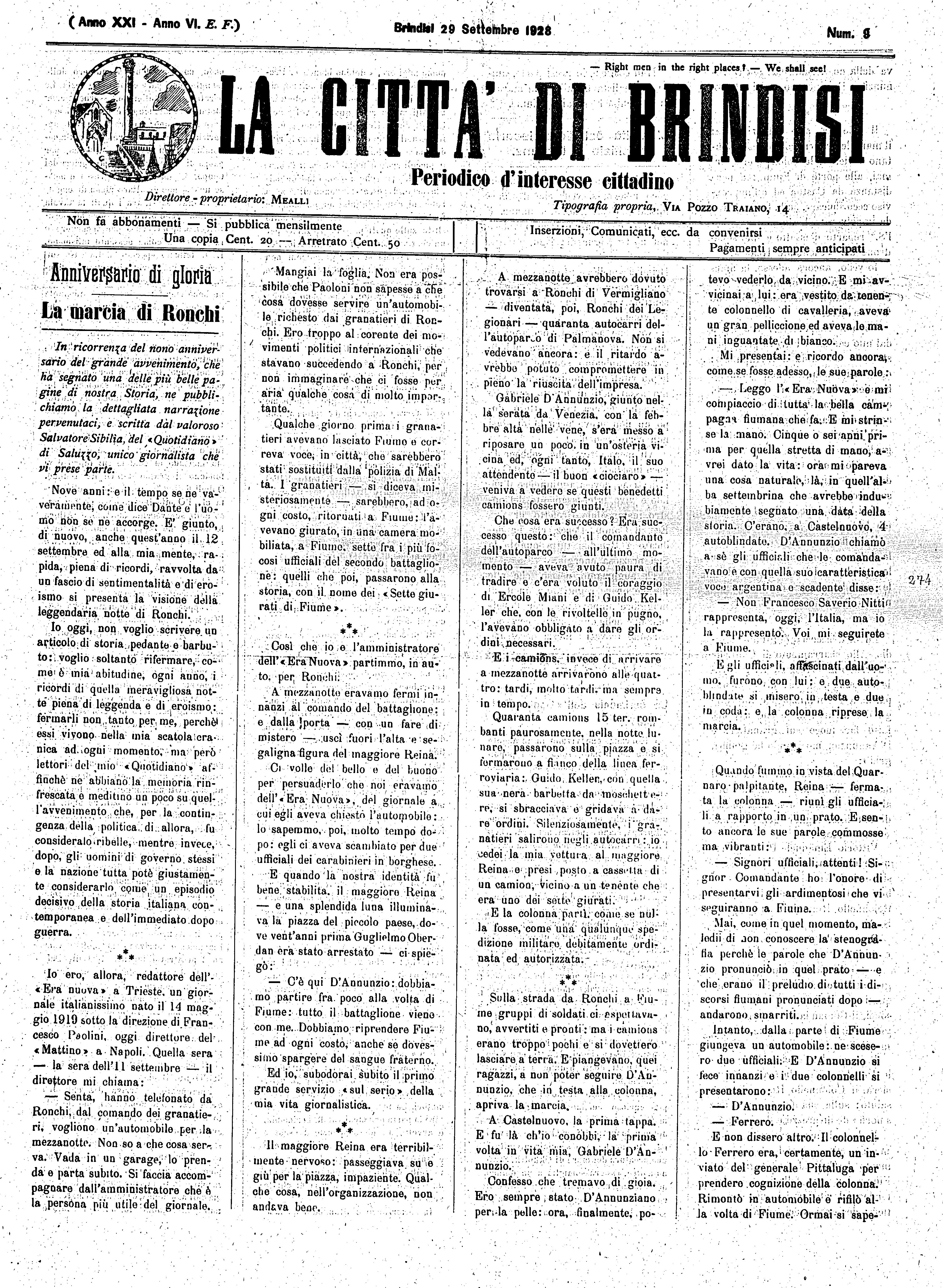 A. 21, n. 09 (29 Sett. 1928)