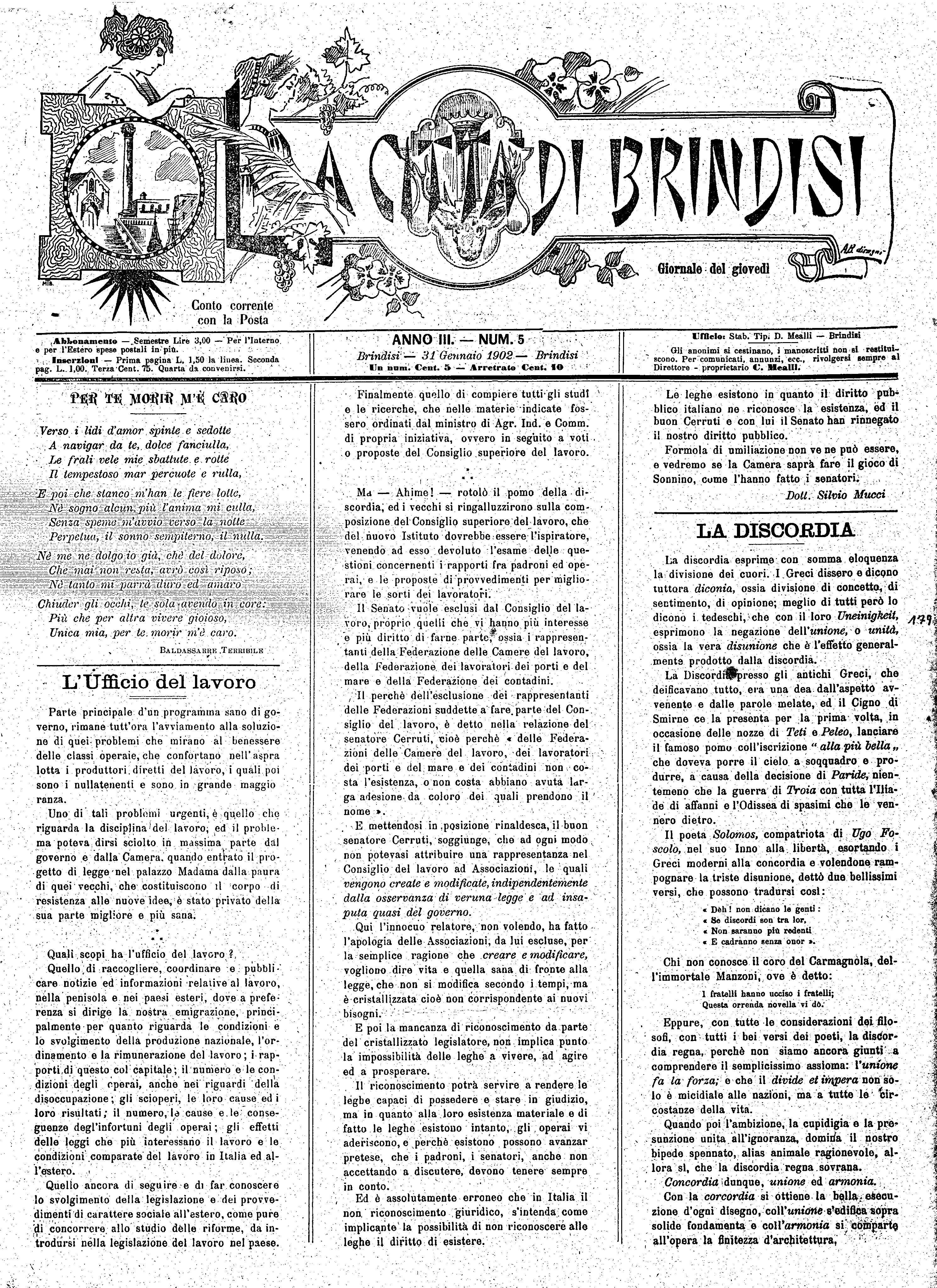 A. 3, n. 05 (31 Genn. 1902)