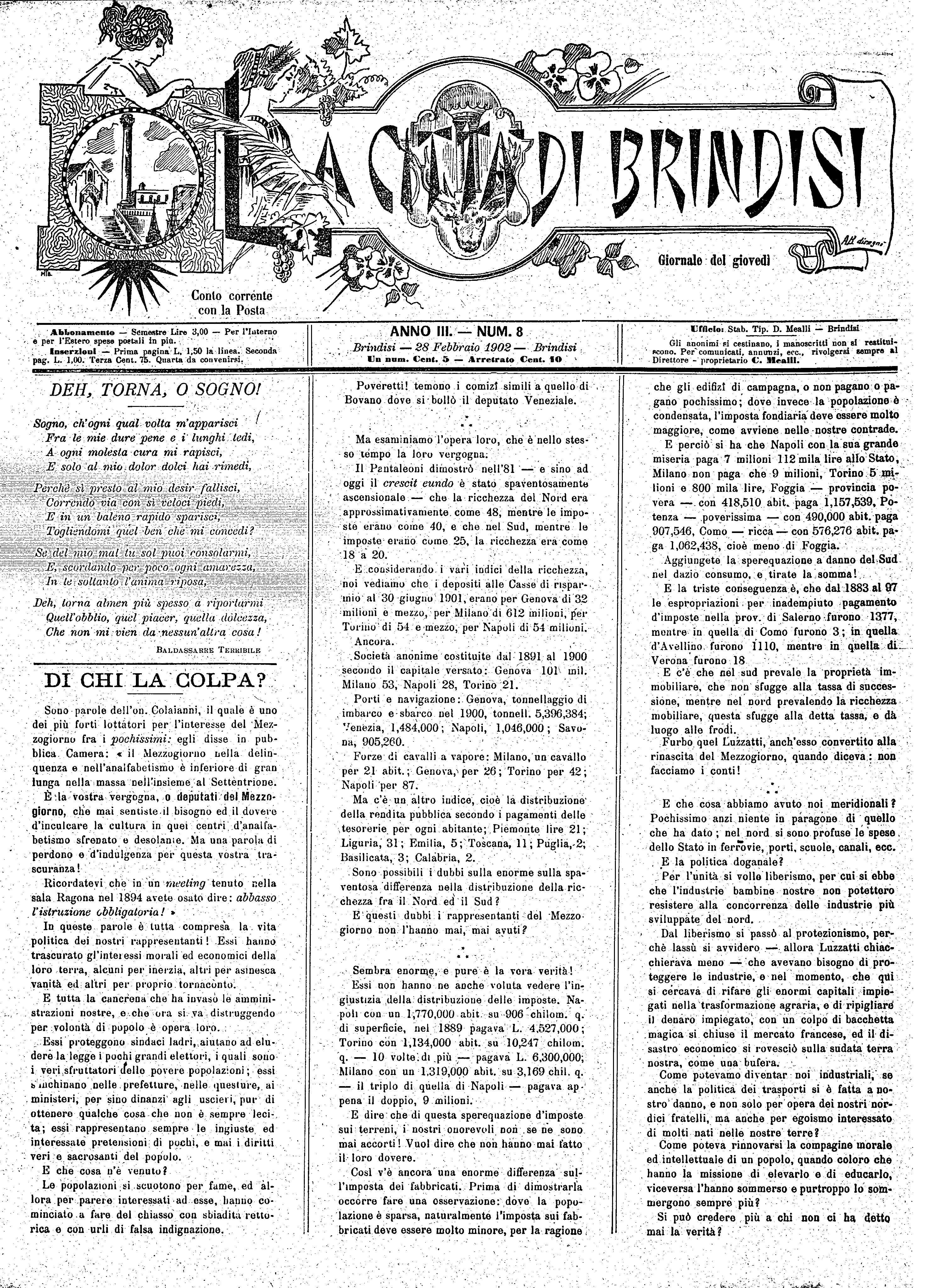 A. 3, n. 08 (28 Febb. 1902)