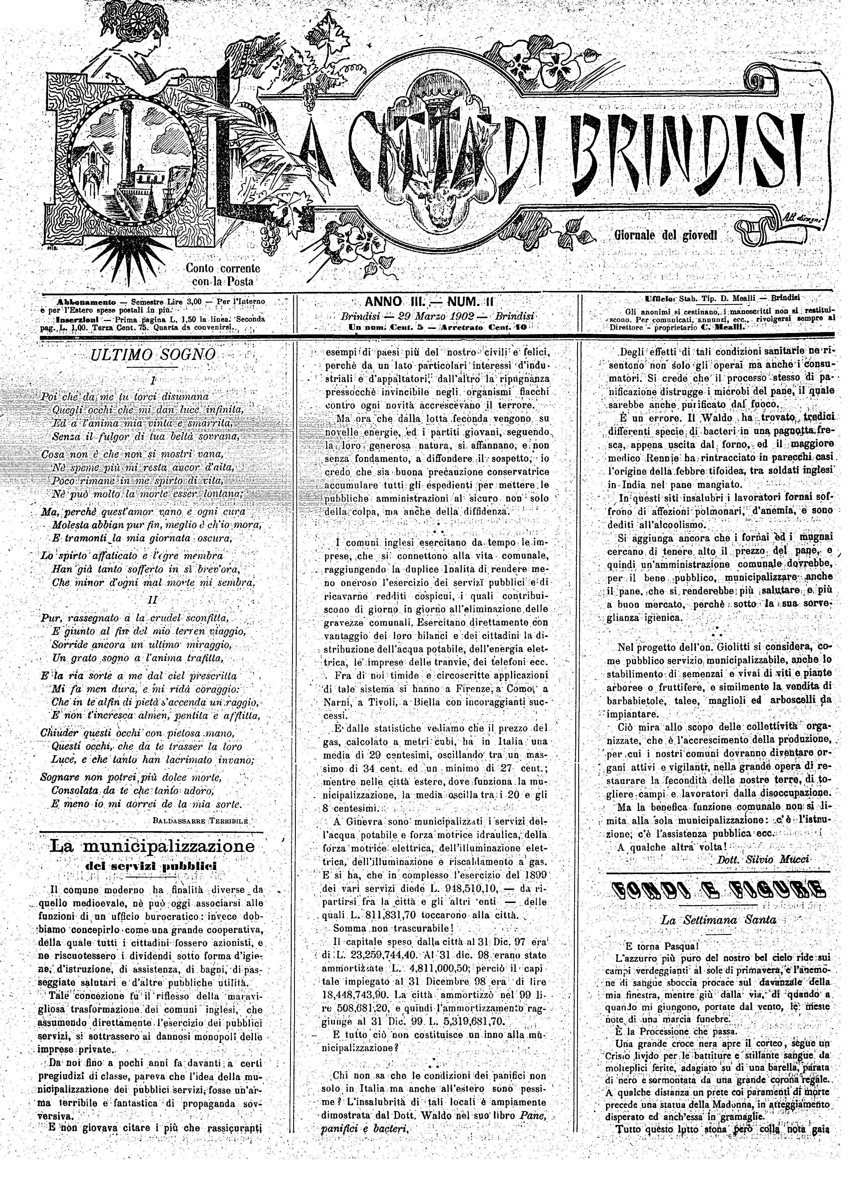 A. 3, n. 11 (29 Mar. 1902)