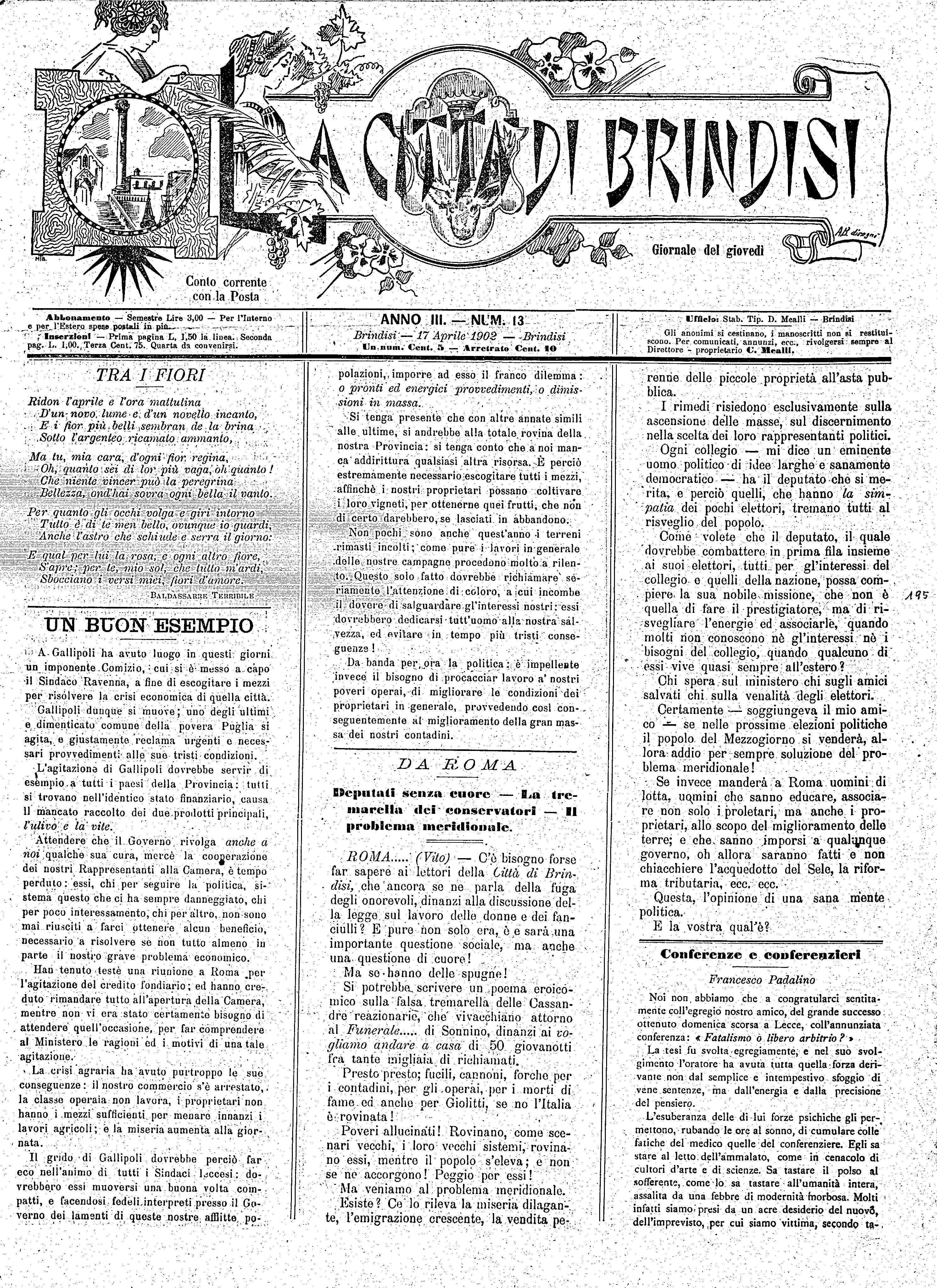 A. 3, n. 13 (17 Apr. 1902)