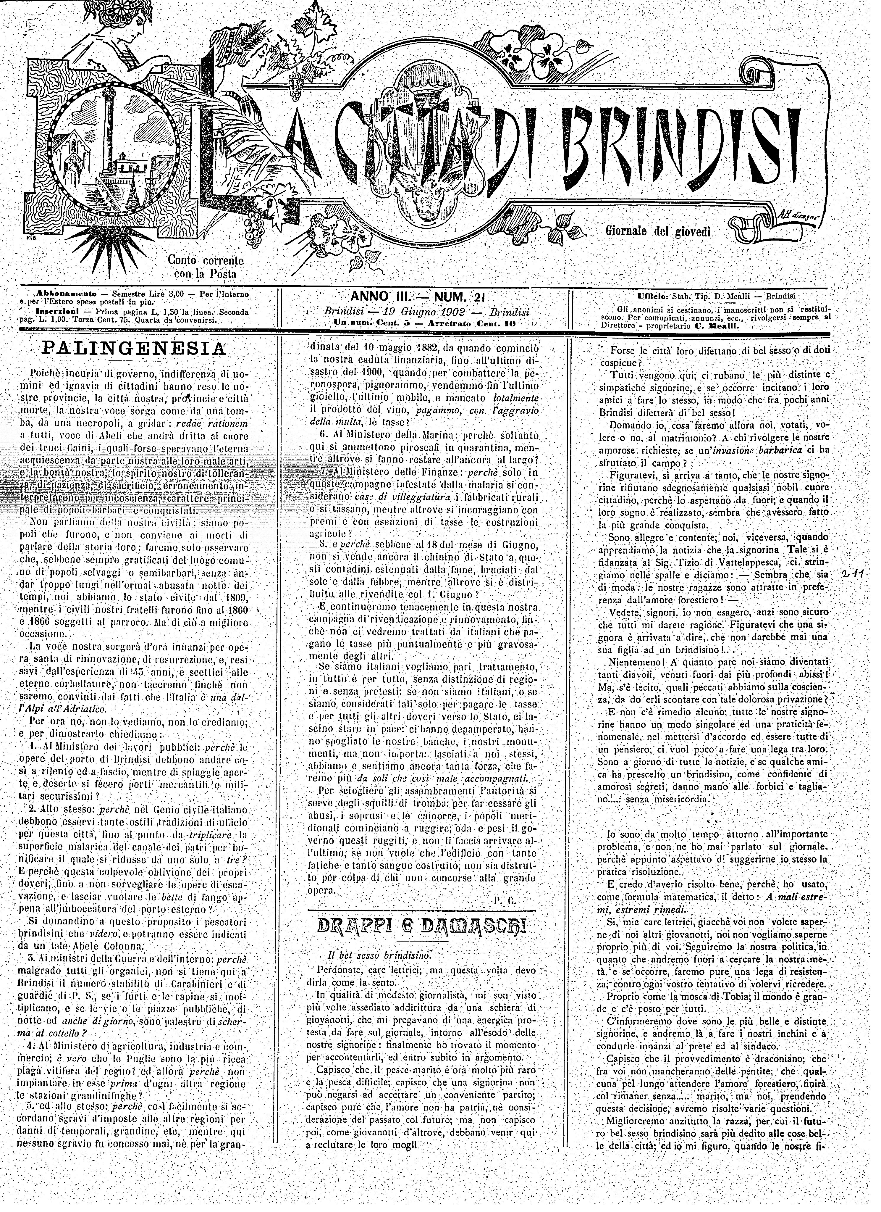 A. 3, n. 21 (19 Giu. 1902)