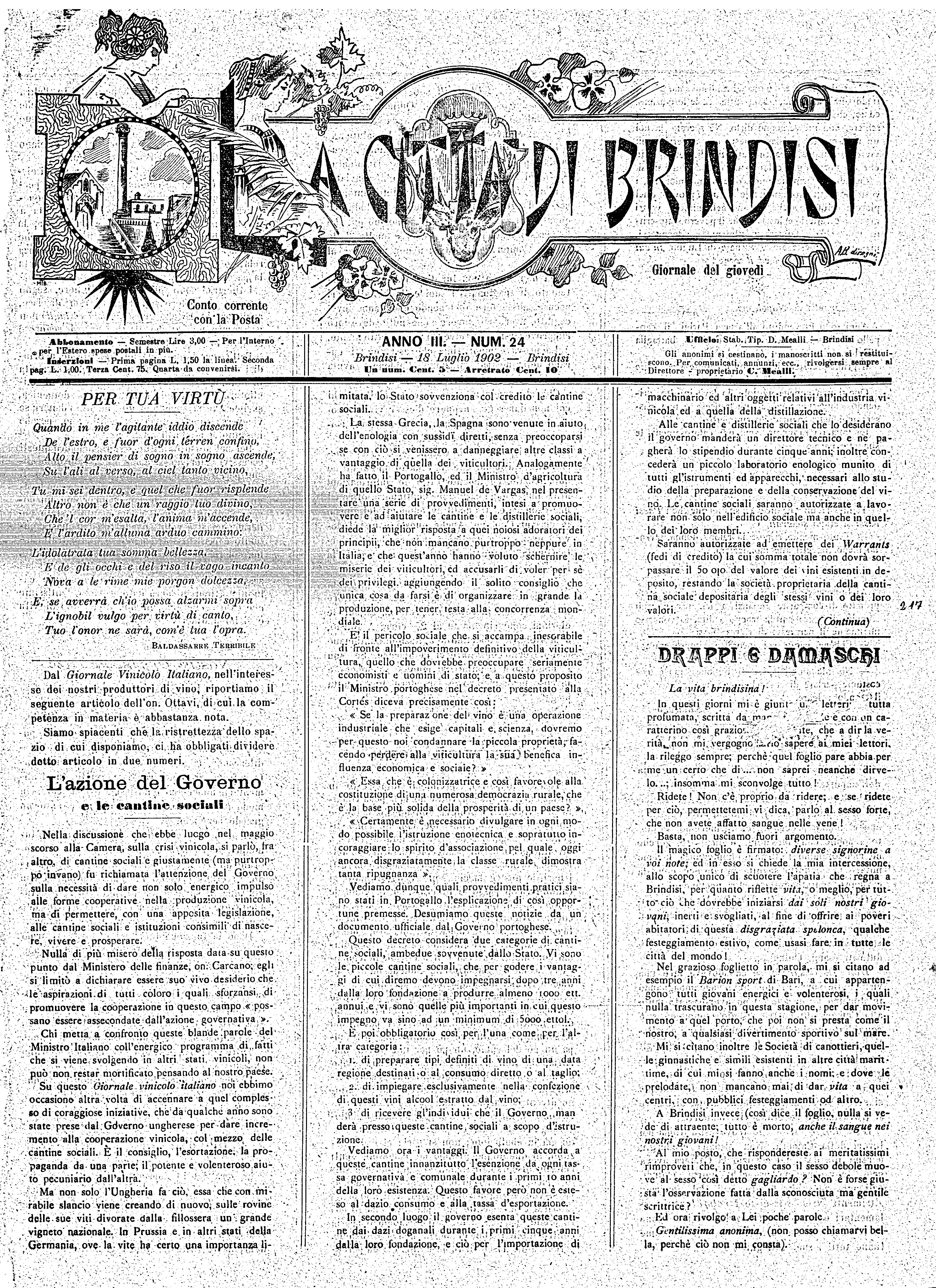 A. 3, n. 24 (18 Lug. 1902)