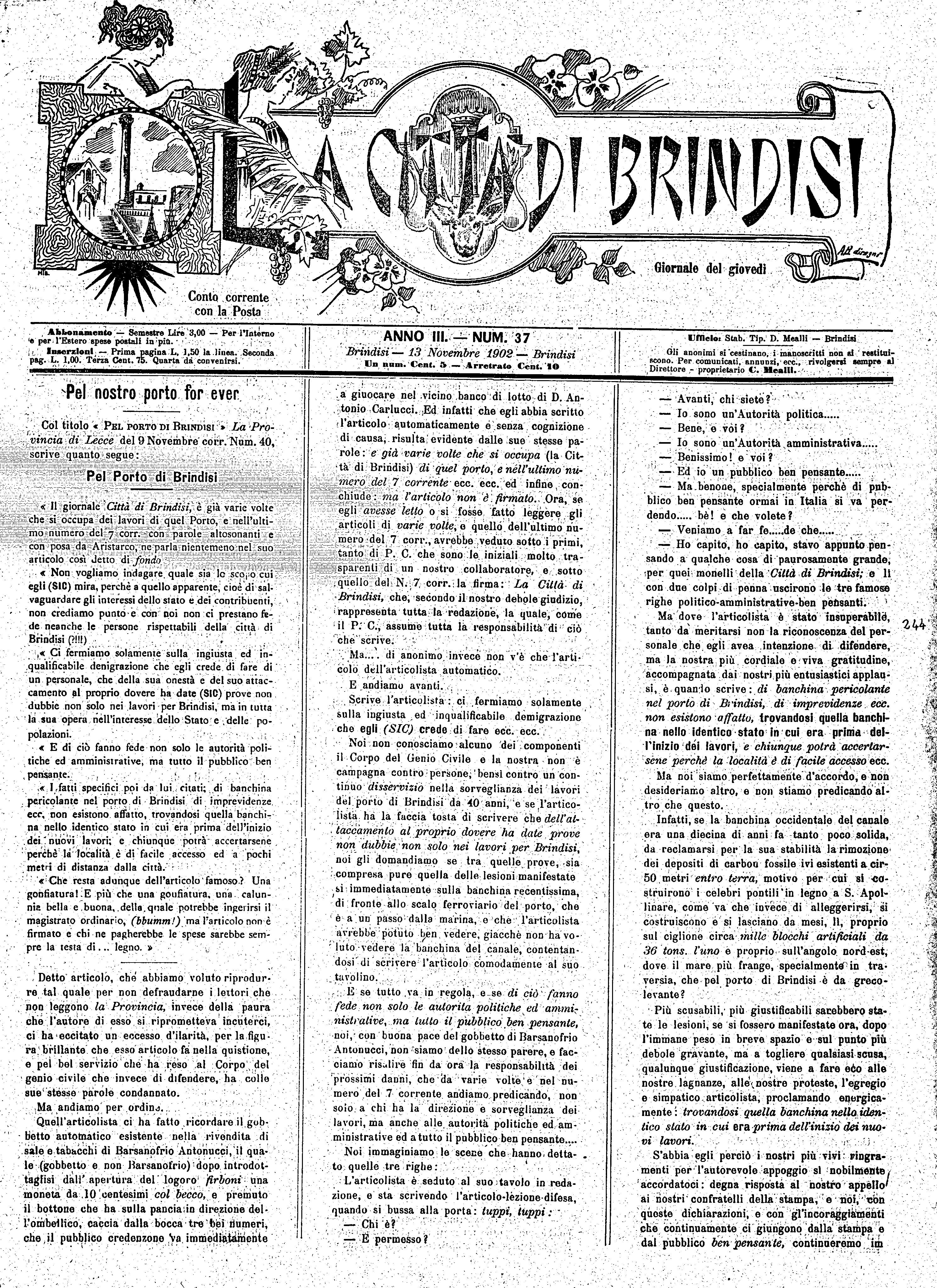 A. 3, n. 37 (13 Nov. 1902)