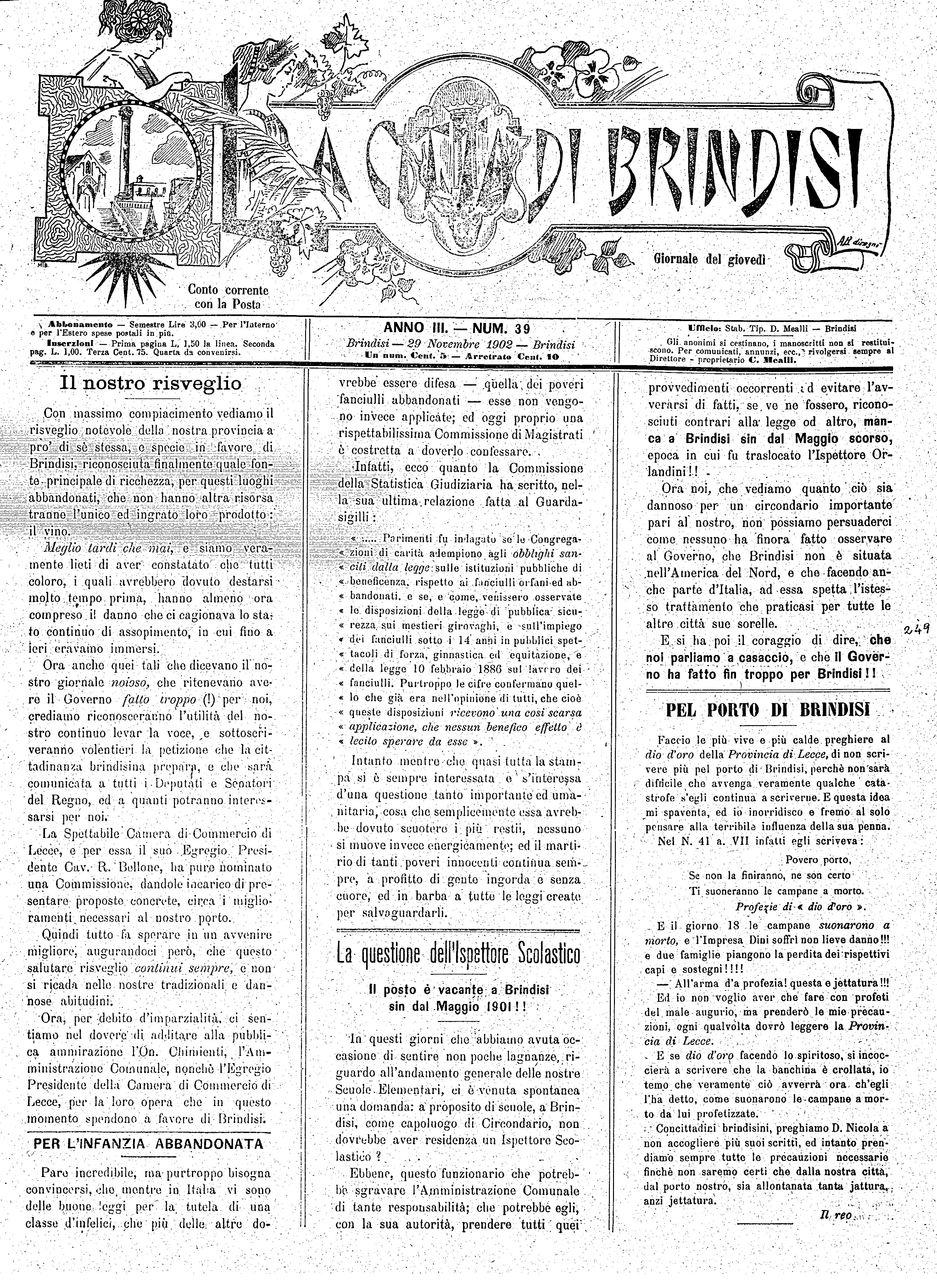 A. 3, n. 39 (29 Nov. 1902)