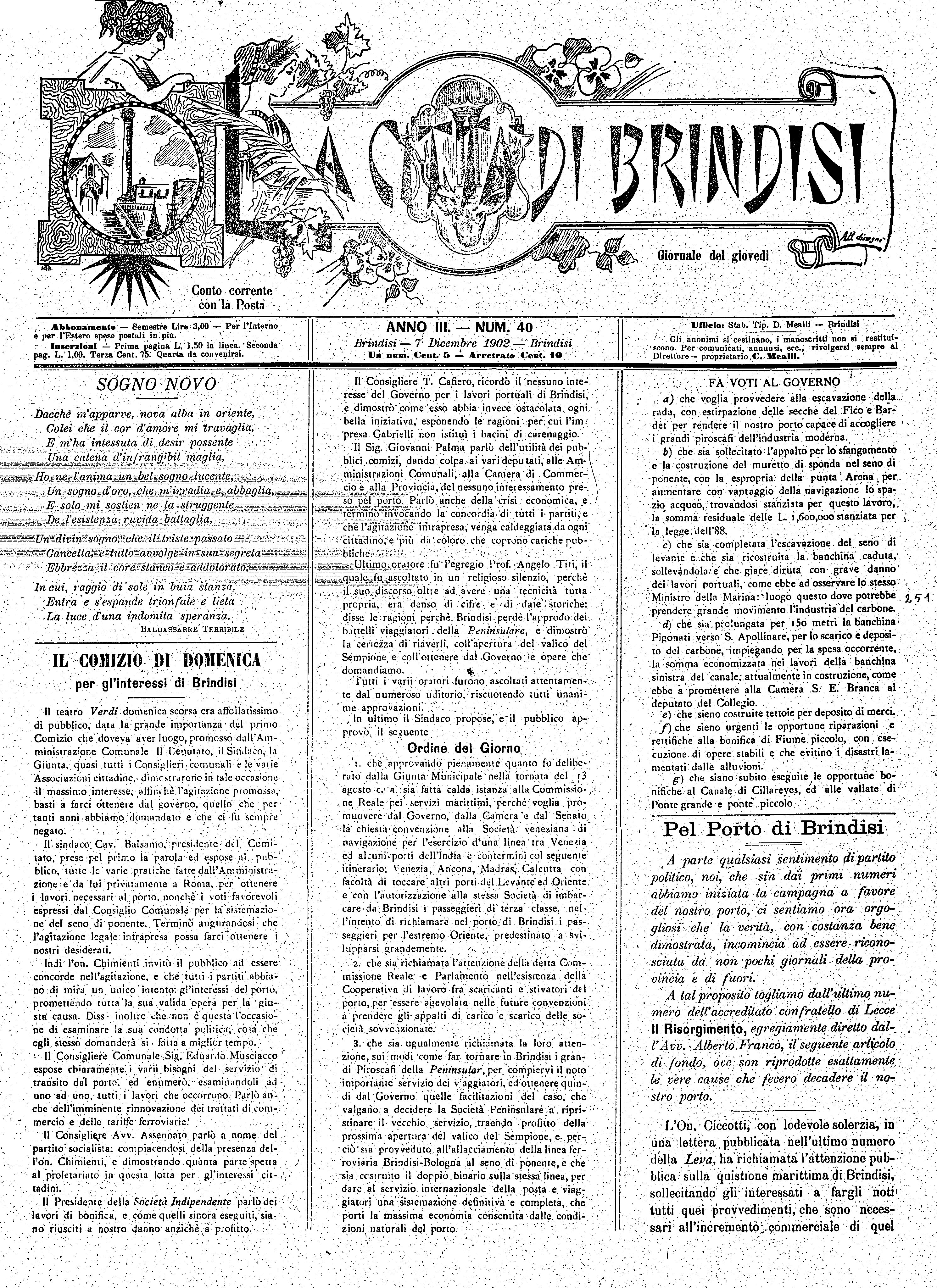 A. 3, n. 40 (07 Dic. 1902)