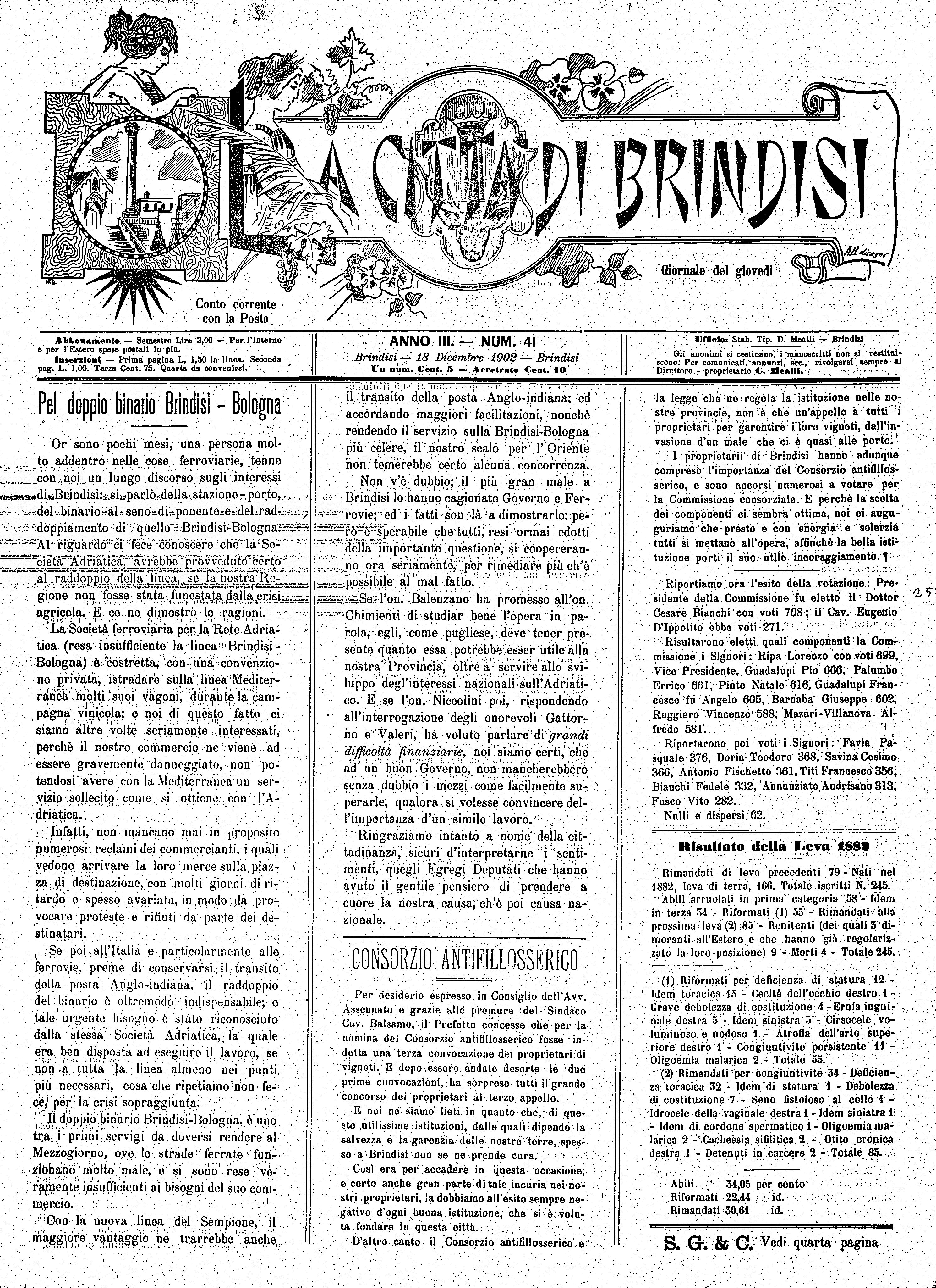 A. 3, n. 41 (18 Dic. 1902)