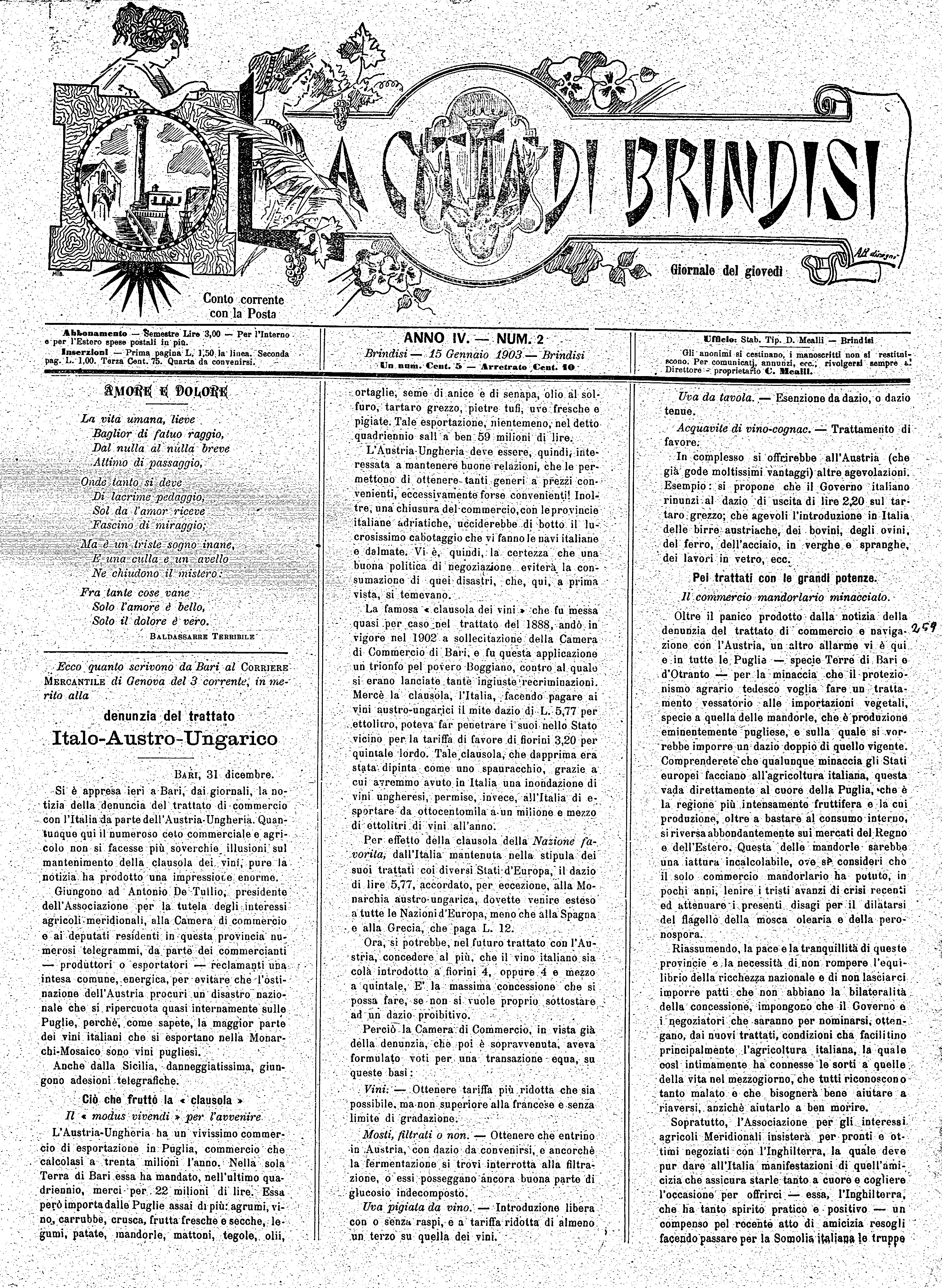 A. 4, n. 02 (15 Genn. 1903)
