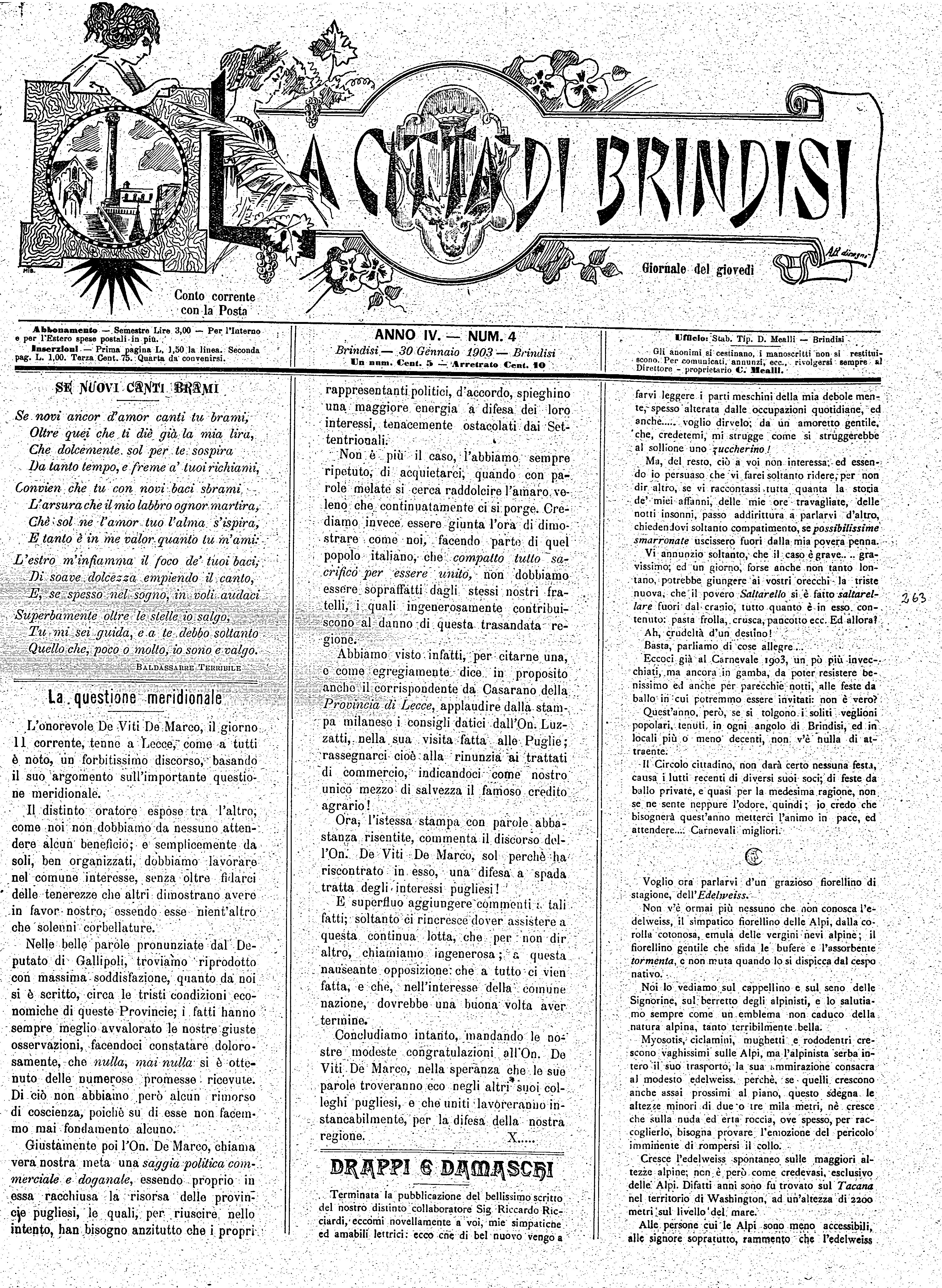 A. 4, n. 04 (30 Genn. 1903)