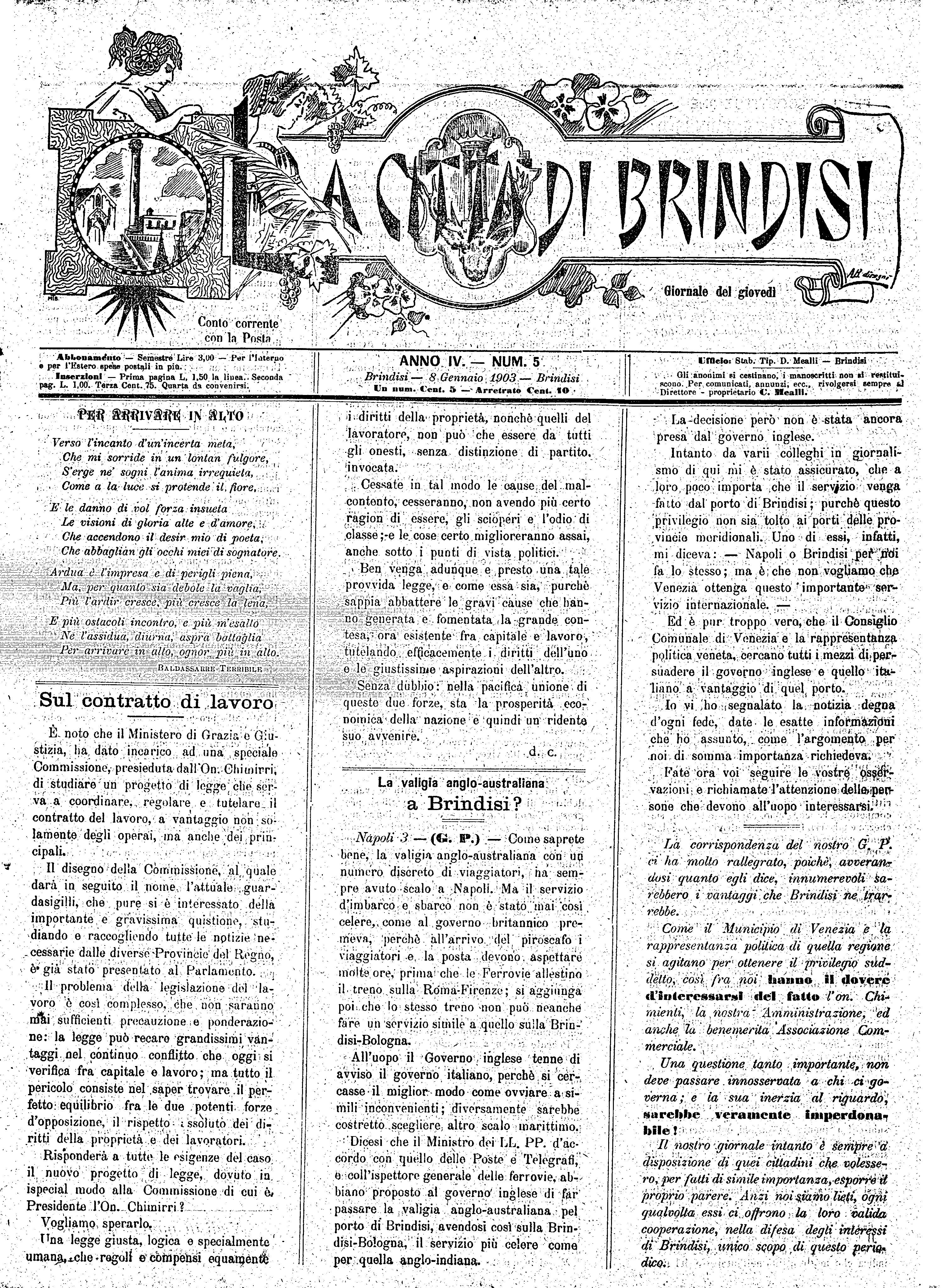 A. 4, n. 05 (08 Febb. 1903)