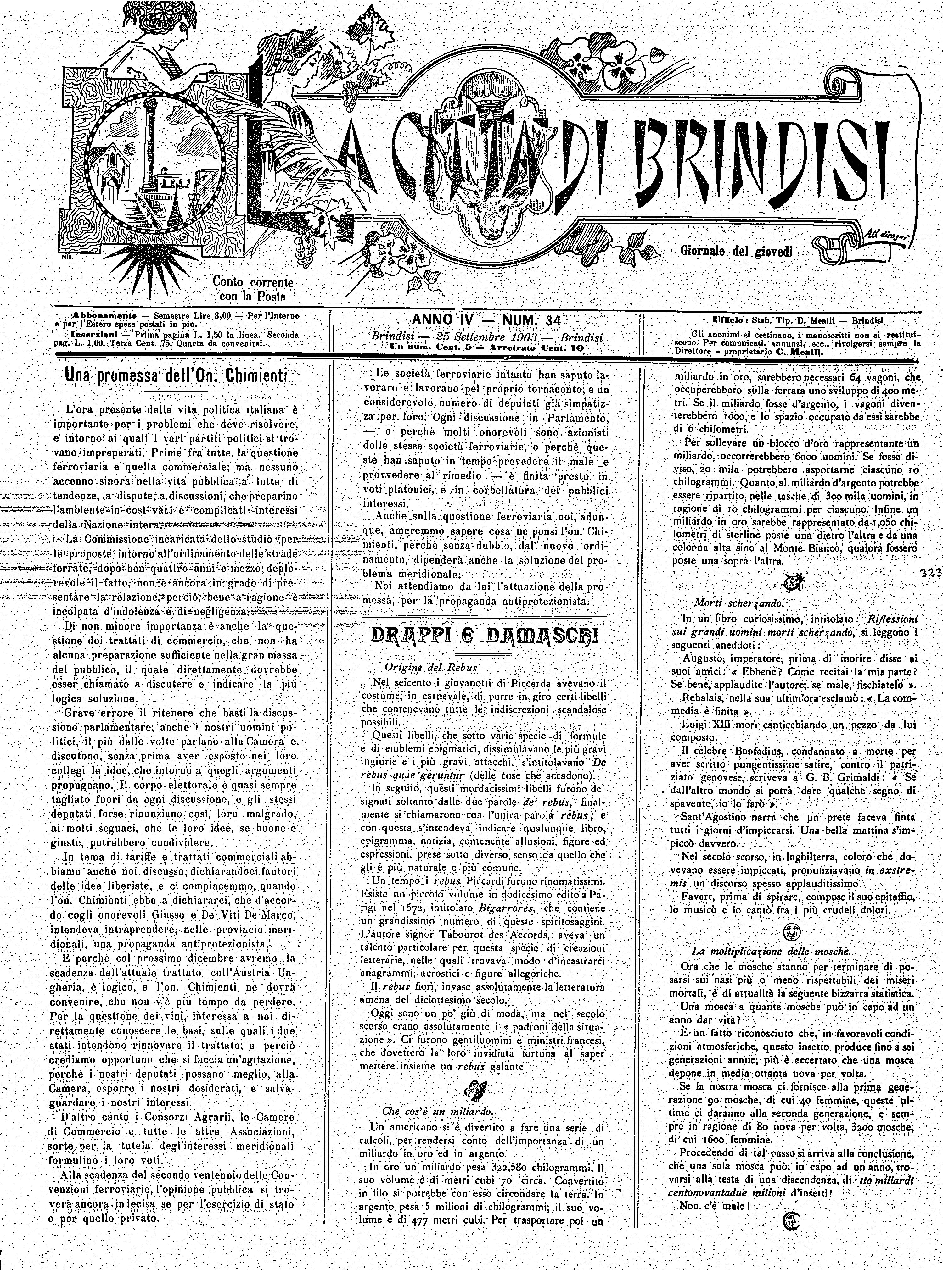 A. 4, n. 34 (25 Sett. 1903)