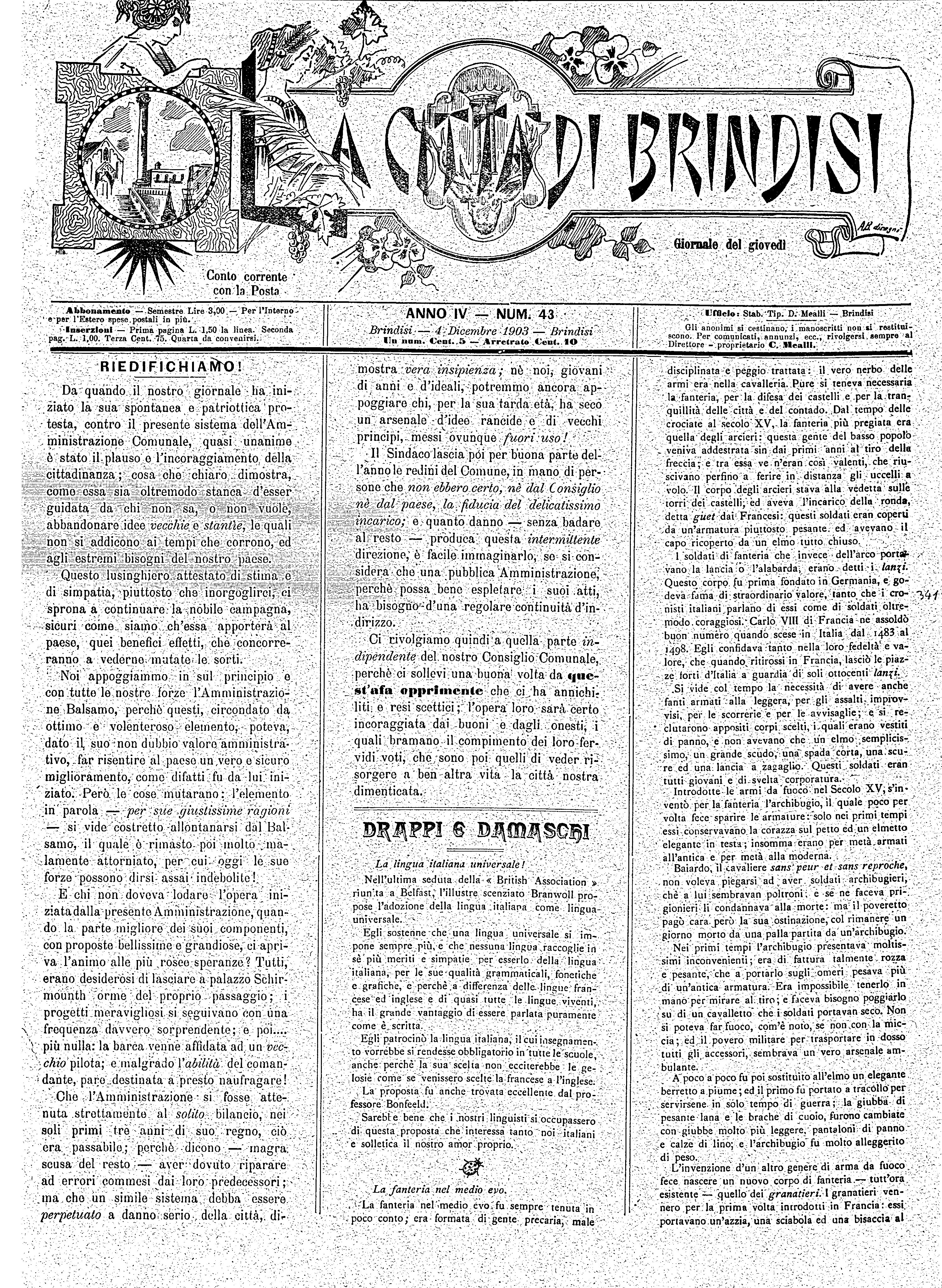 A. 4, n. 43 (04 Dic. 1903)