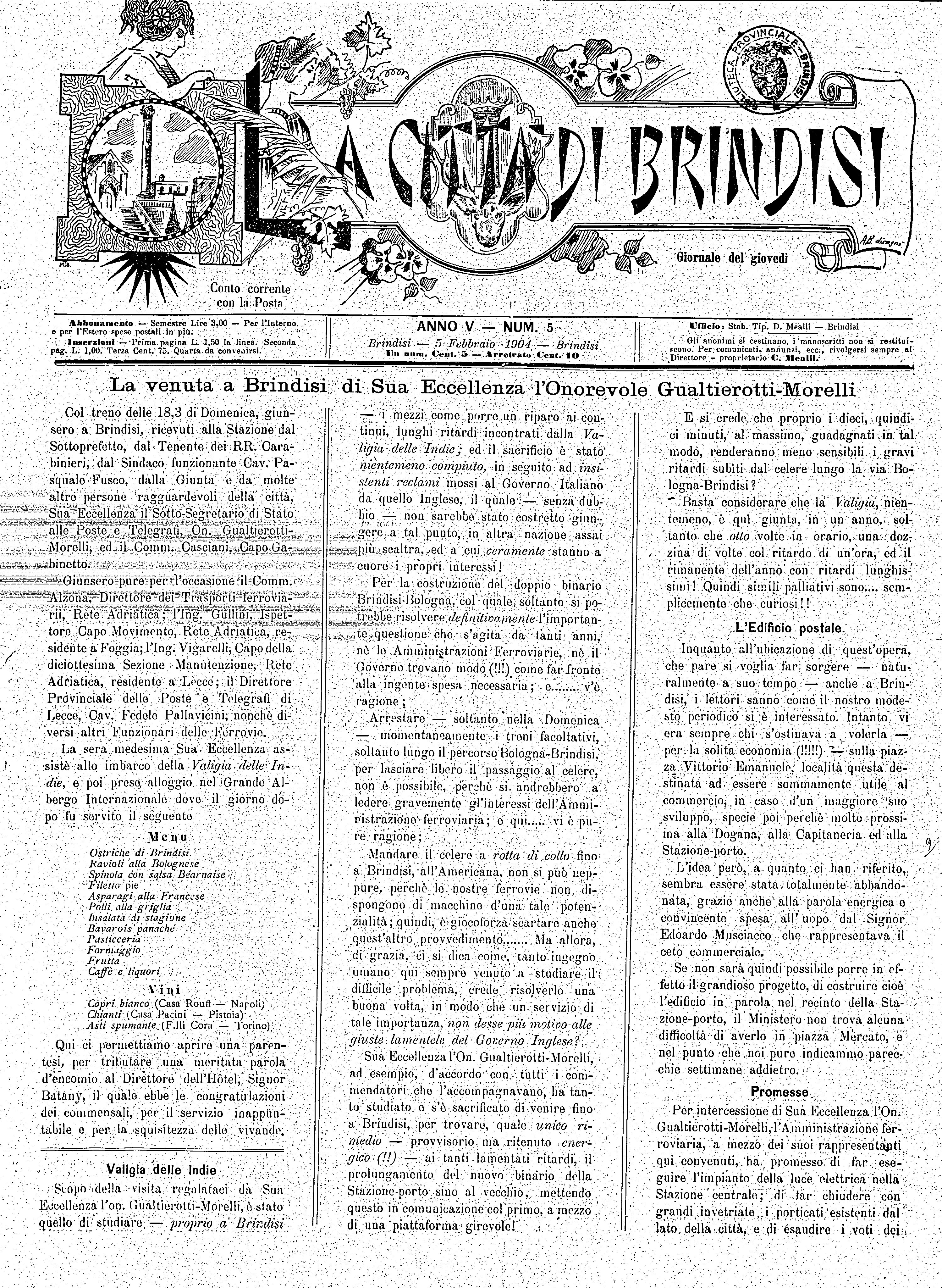 A. 5, n. 05 (05 Febb. 1904)
