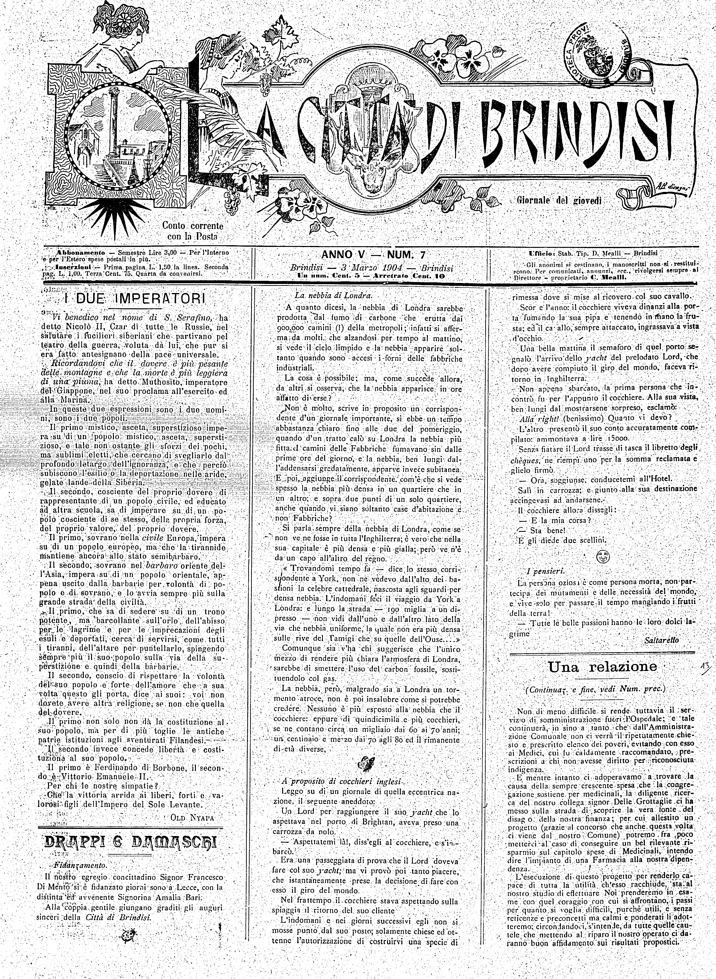 A. 5, n. 07 (03 Mar. 1904)