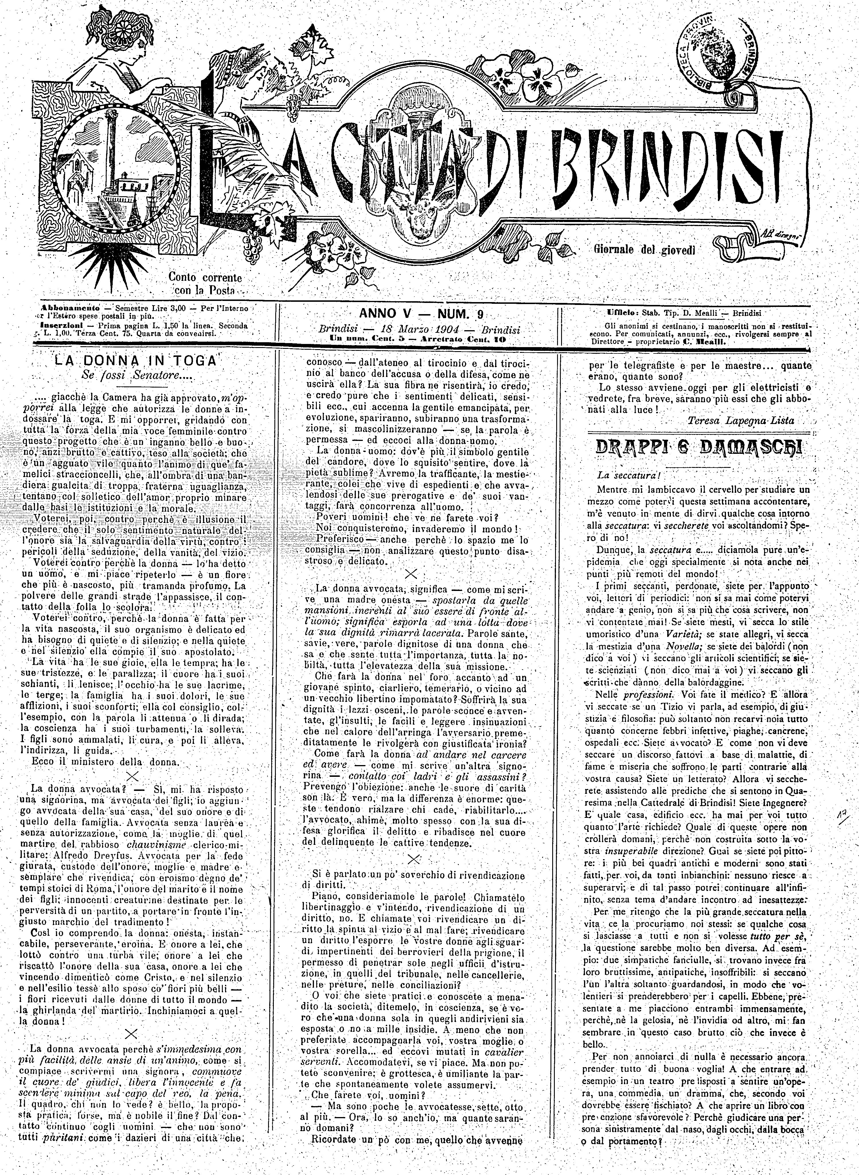 A. 5, n. 09 (18 Mar. 1904)