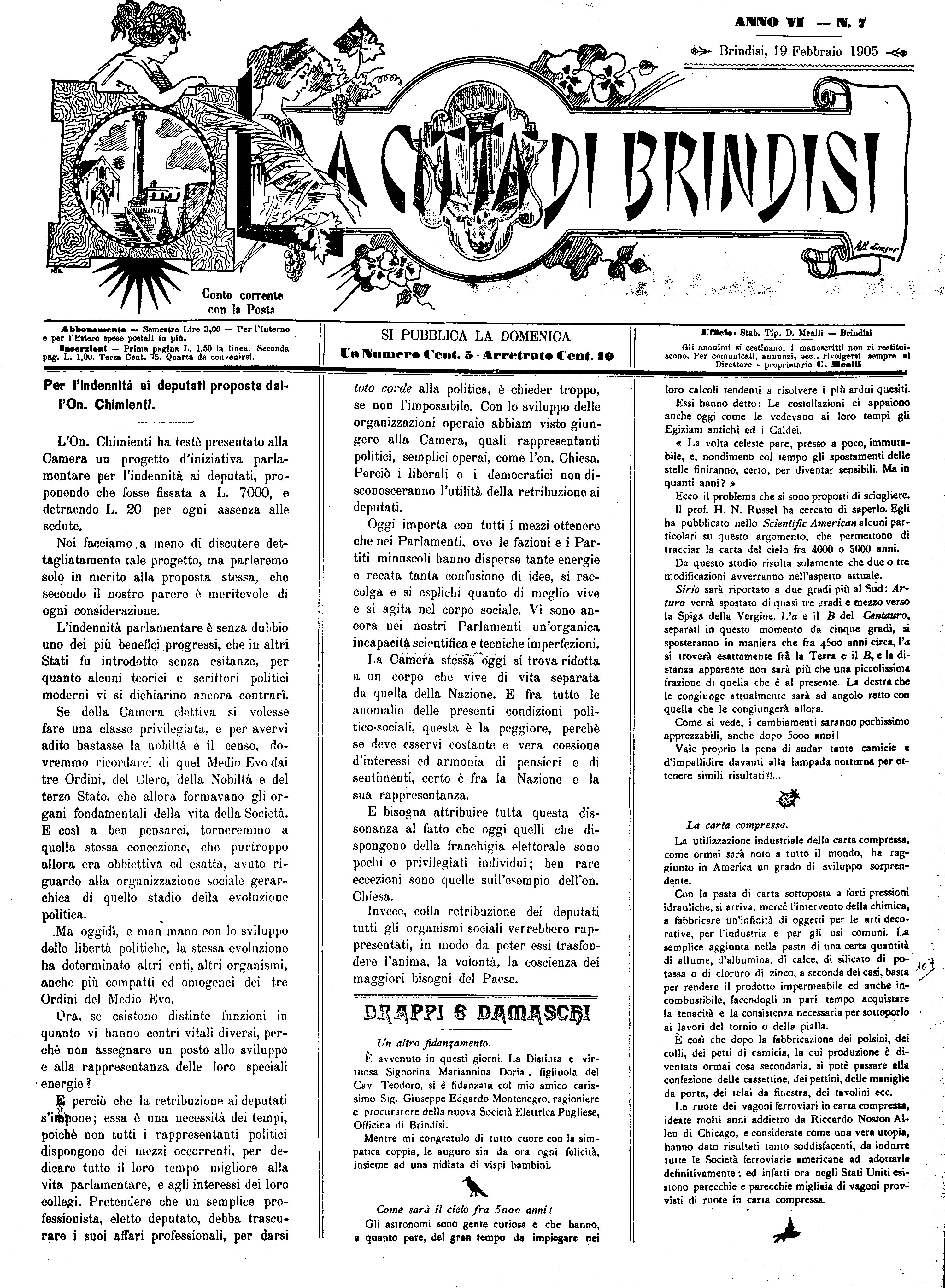 A. 6, n. 07 (19 Febb. 1905)