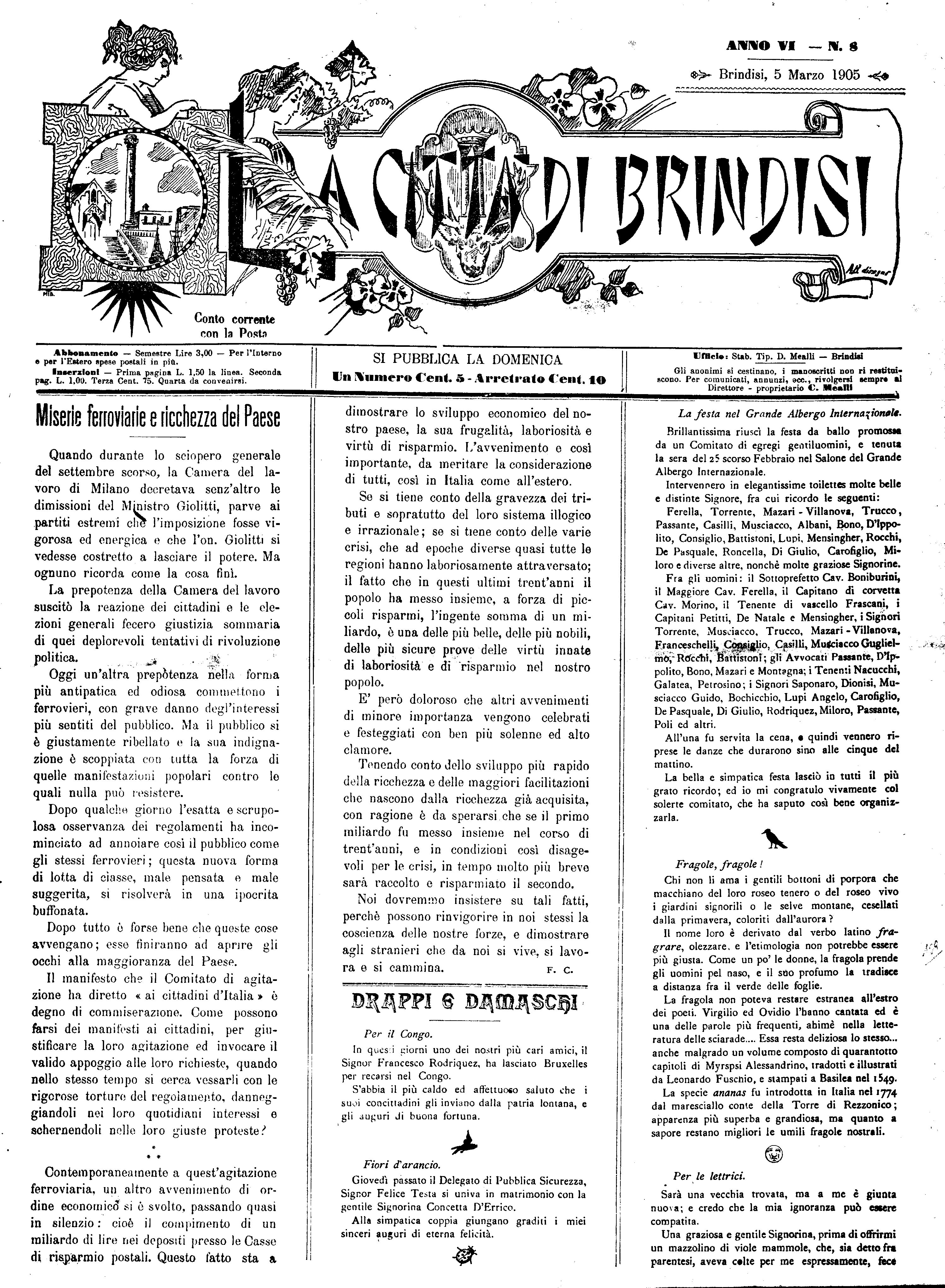 A. 6, n. 08 (05 Mar. 1905)