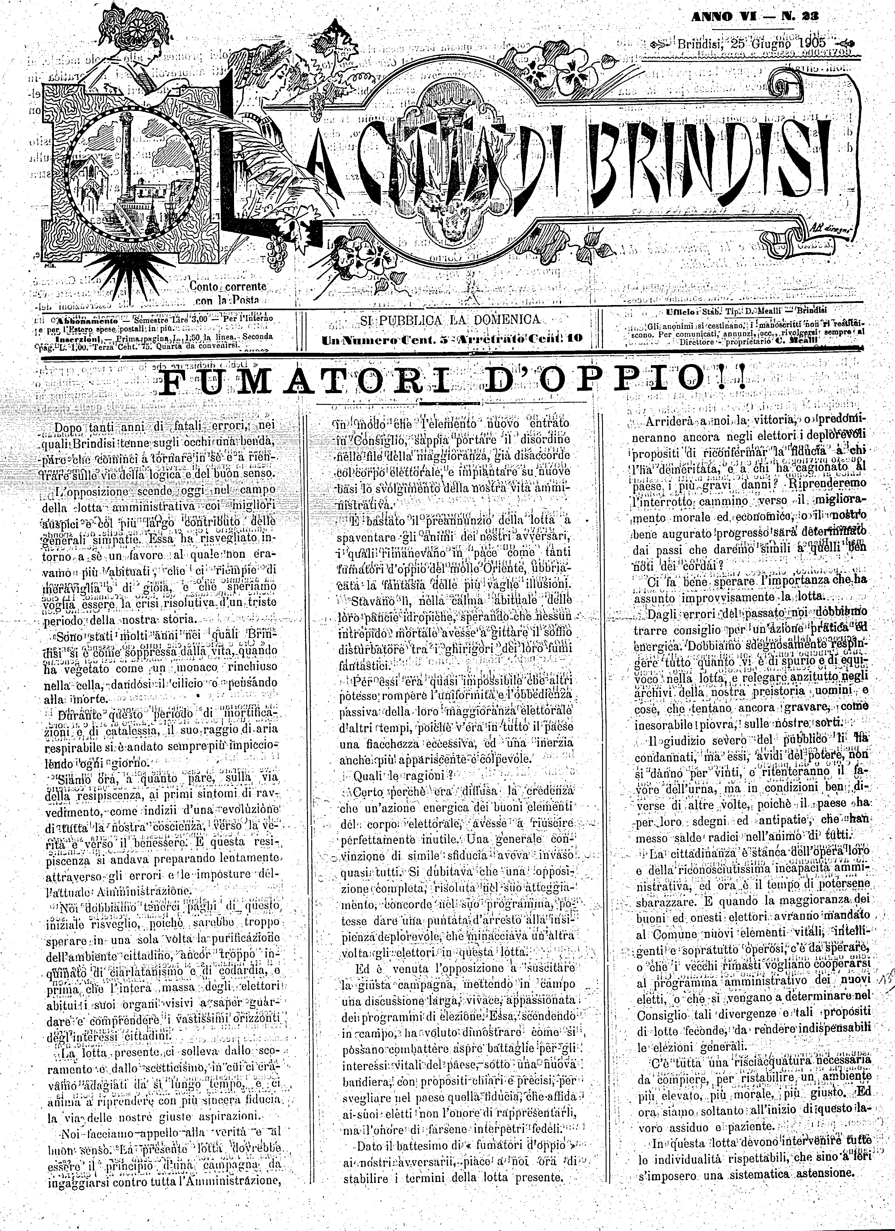 A. 6, n. 23 (25 Giu. 1905)