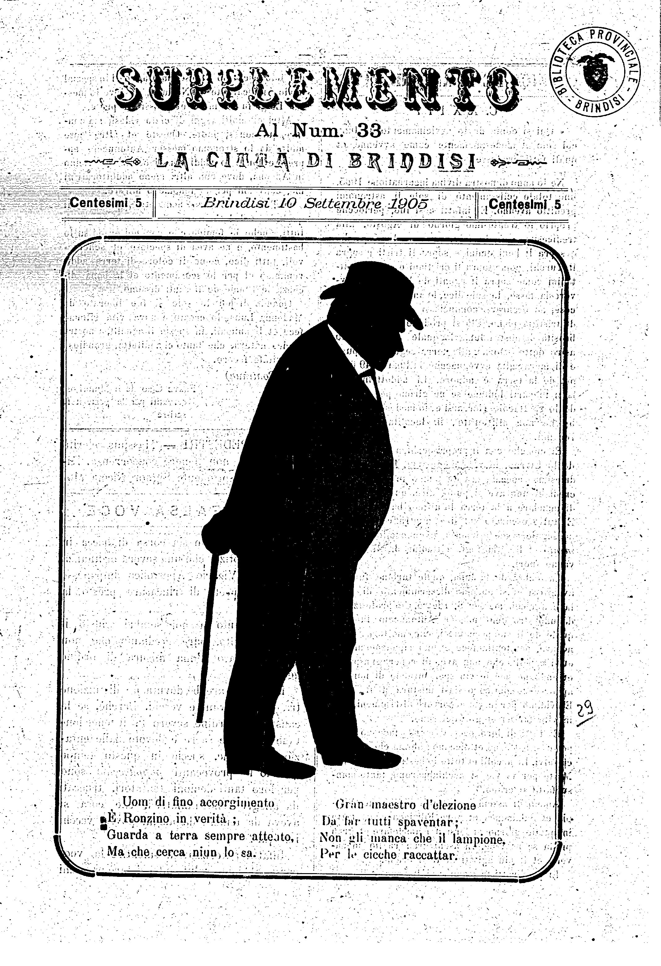 A. 6, n. 33 (10 Sett. 1905)_SUPPLEMENTO