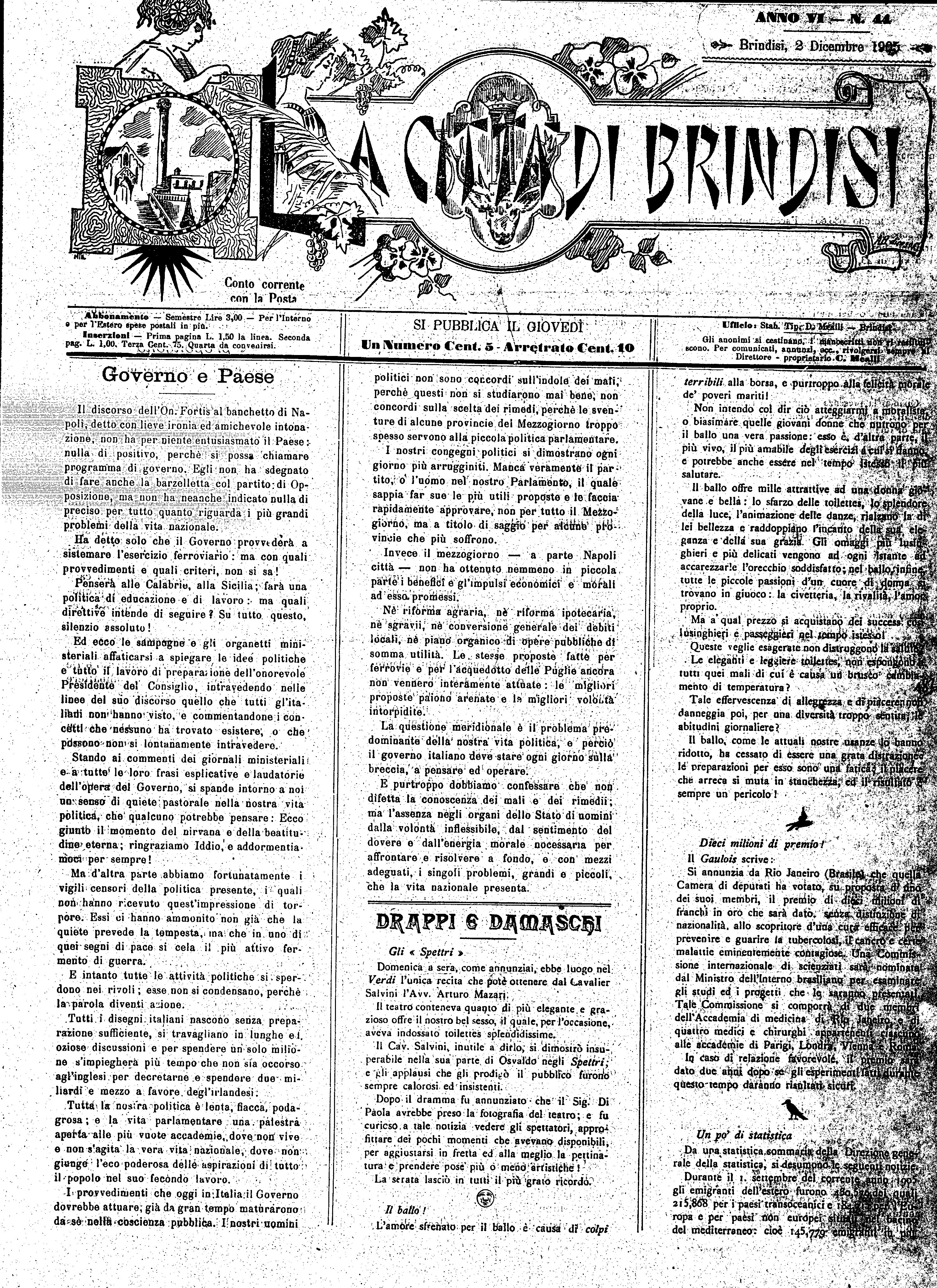 A. 6, n. 44 (02 Dic. 1905)