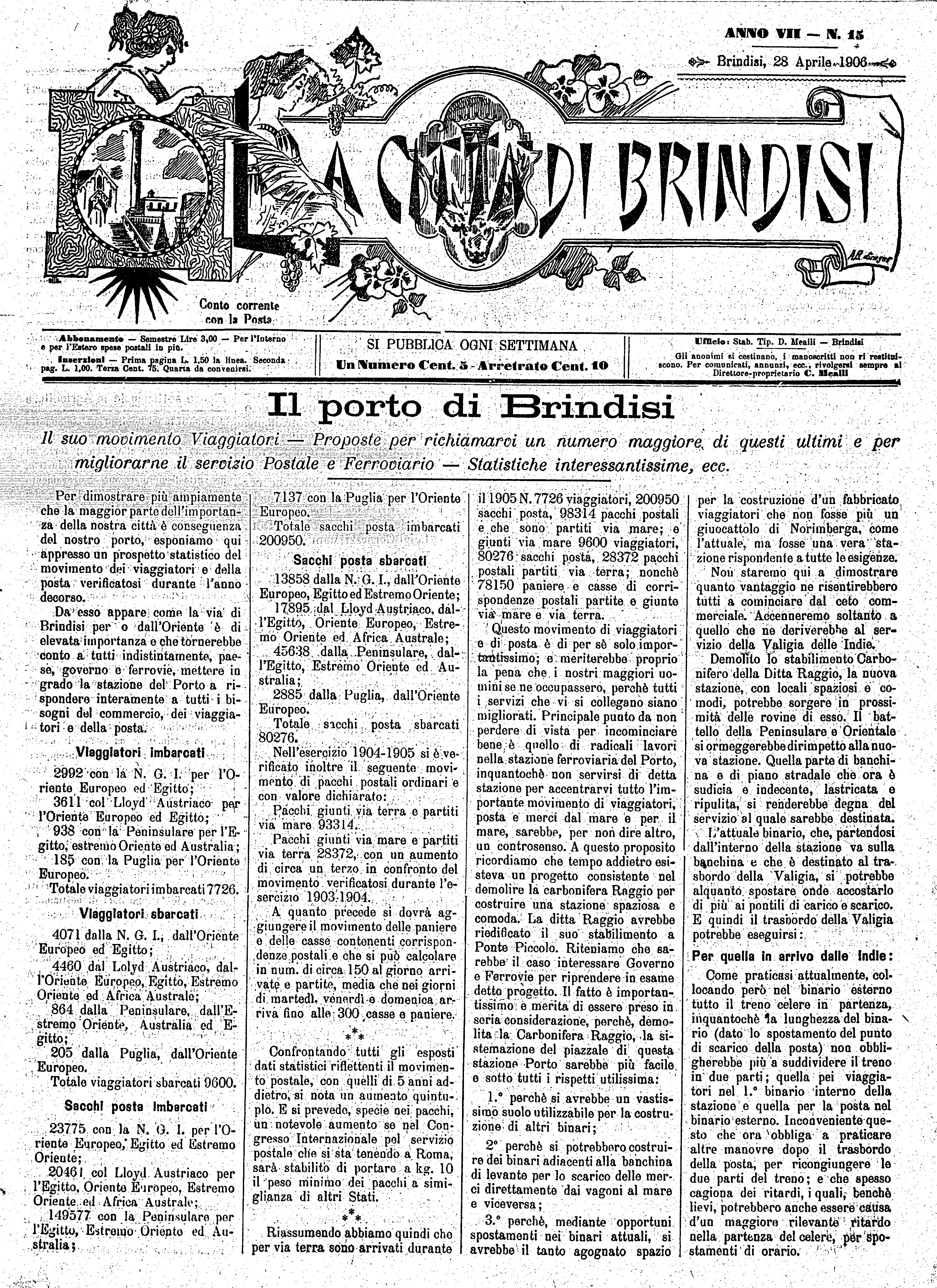 A. 7, n. 15 (28 Apr. 1906)