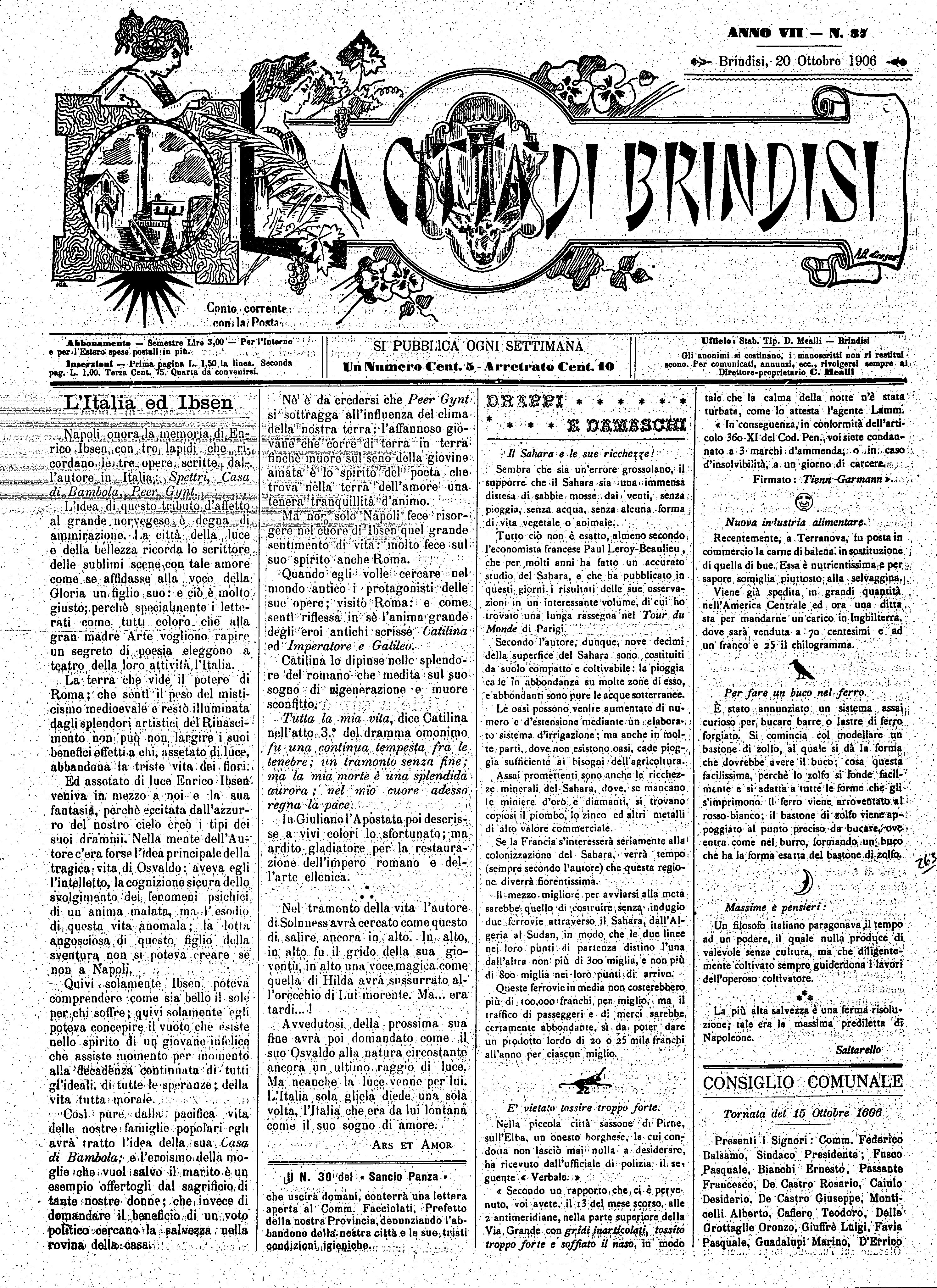 A. 7, n. 37 (20 Ott. 1906)