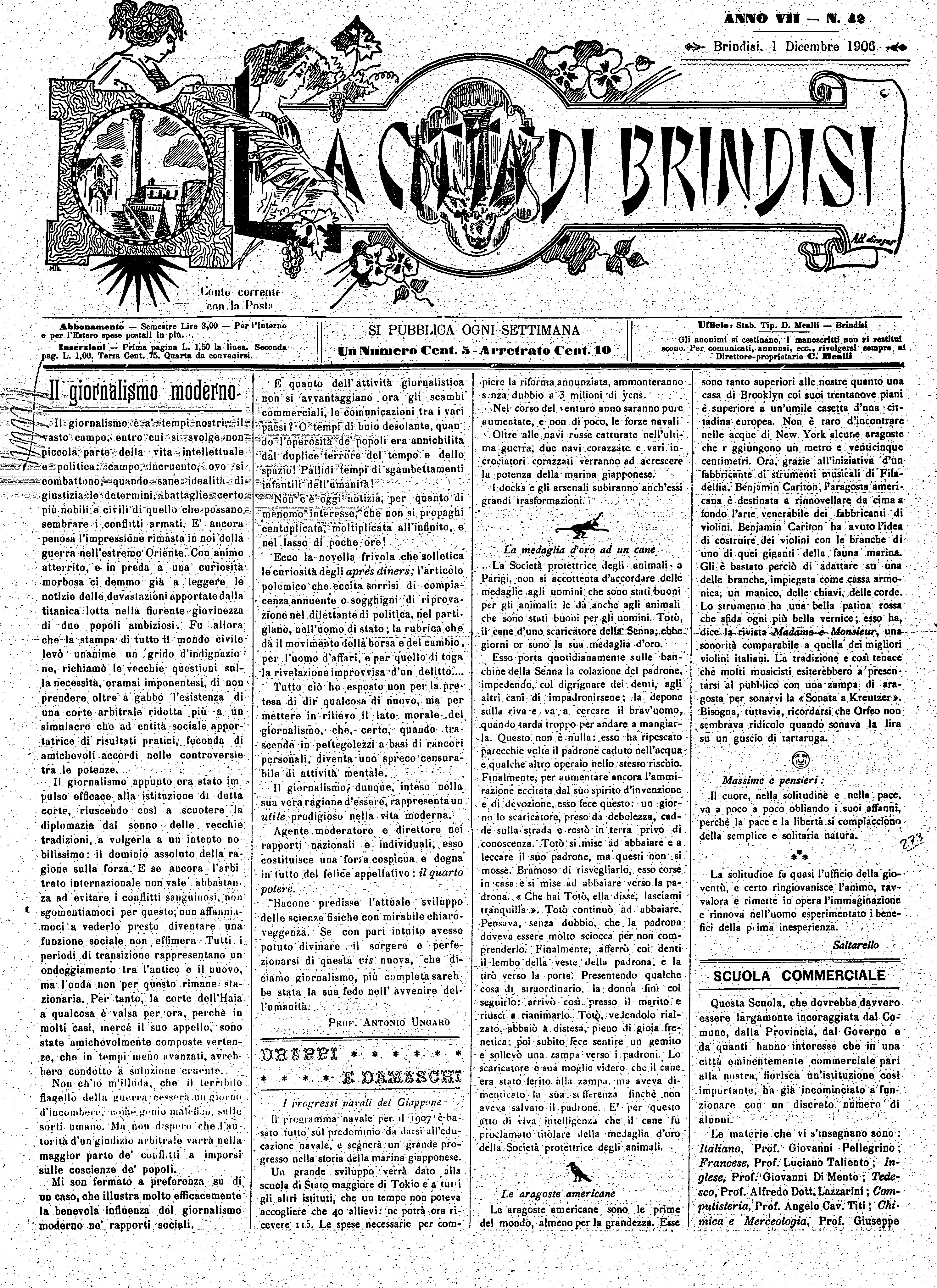 A. 7, n. 42 (01 Dic. 1906)